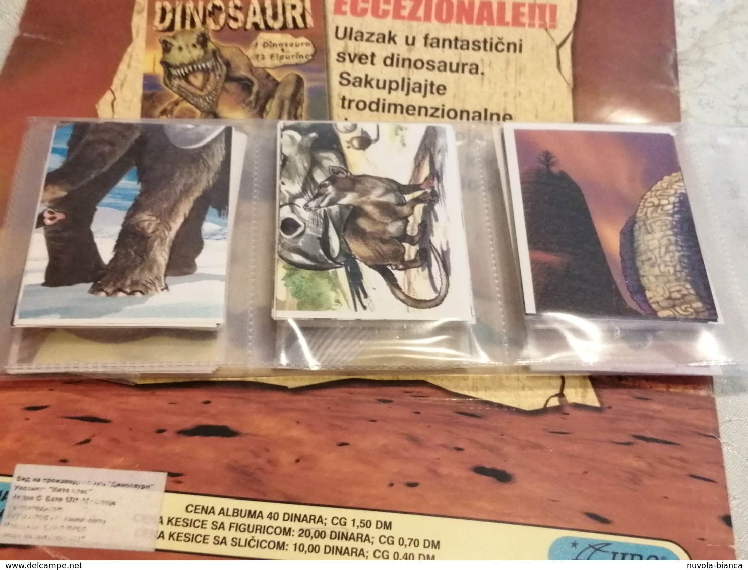 Dinosauri Album Vuoto+set Completo Figurine FOL. BO Entra X Descrizione - Other & Unclassified