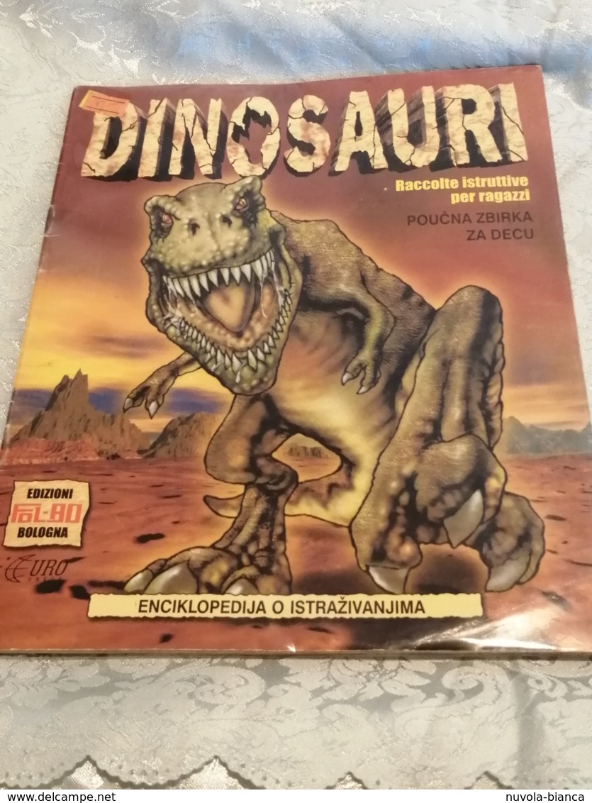 Dinosauri Album Vuoto+set Completo Figurine FOL. BO Entra X Descrizione - Other & Unclassified