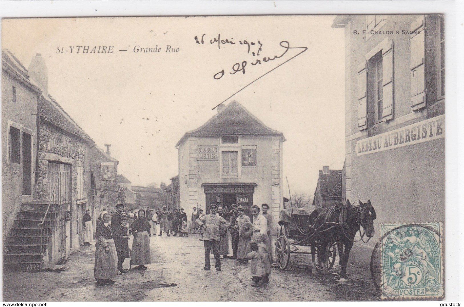 Saône-et-Loire - St-Ythaire - Grande Rue - Otros & Sin Clasificación