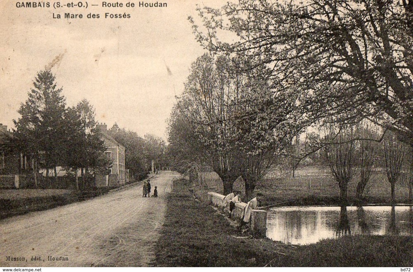 GAMBAIS ( 78 ) - Route De Houdan, La Mare Des Fossés - Otros & Sin Clasificación