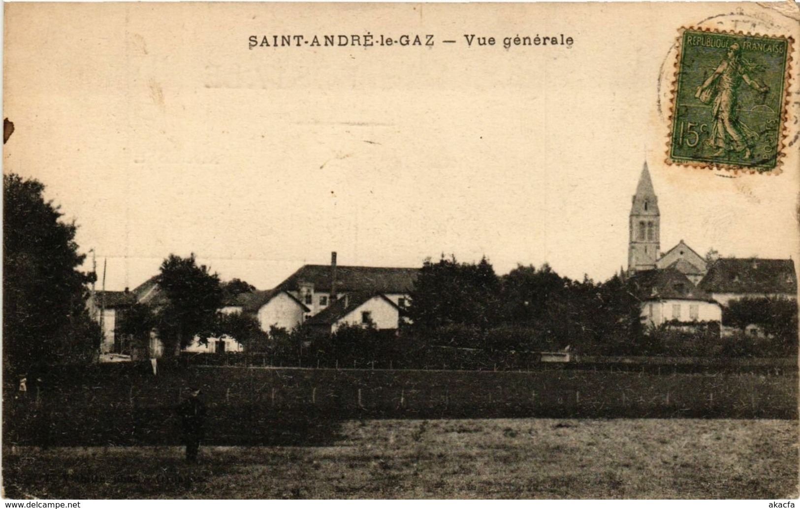 CPA St-ANDRÉ-le-GAZ - Vue Générale (272515) - Saint-André-le-Gaz