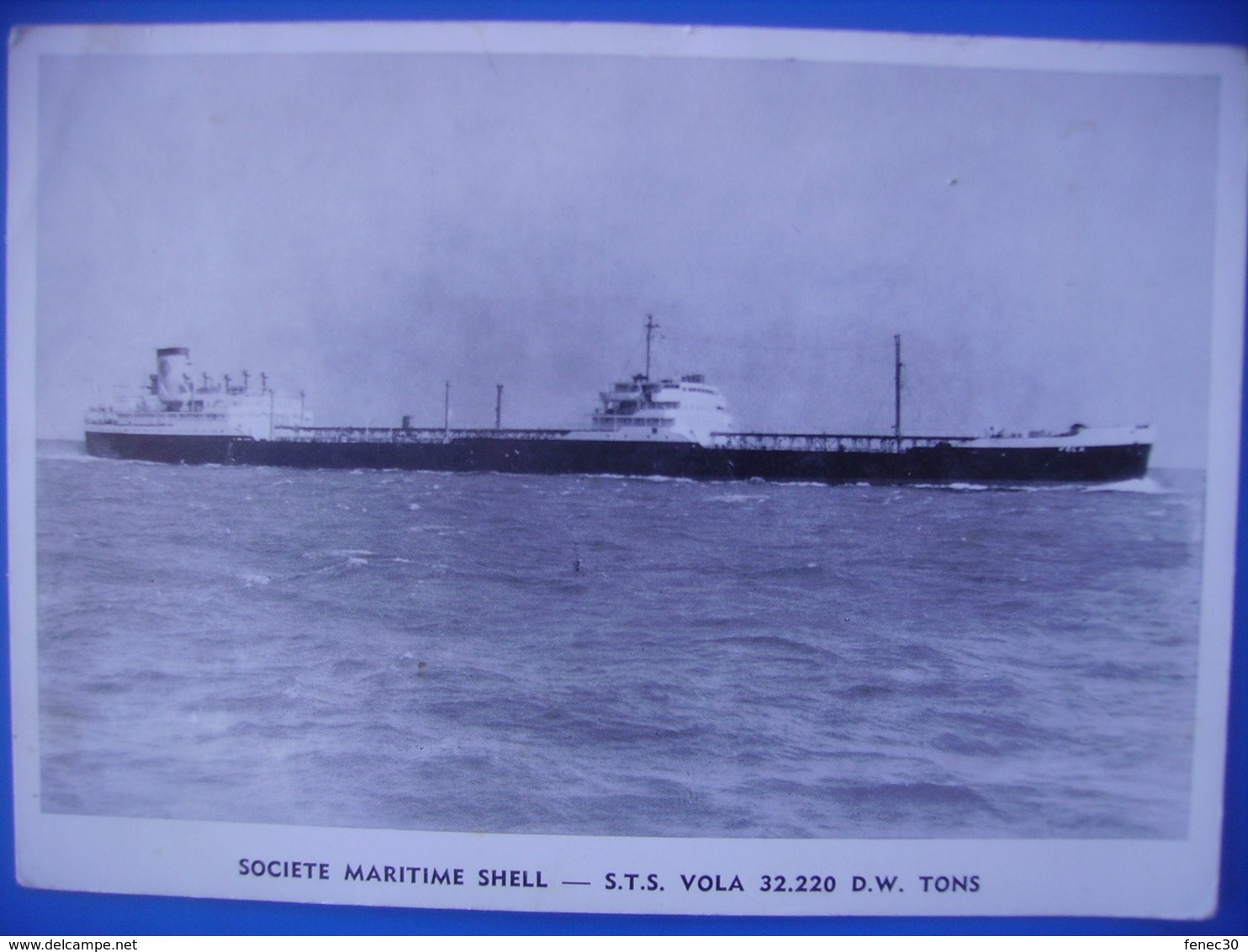 Societe Maritime Shell S/s Vola - Tankers