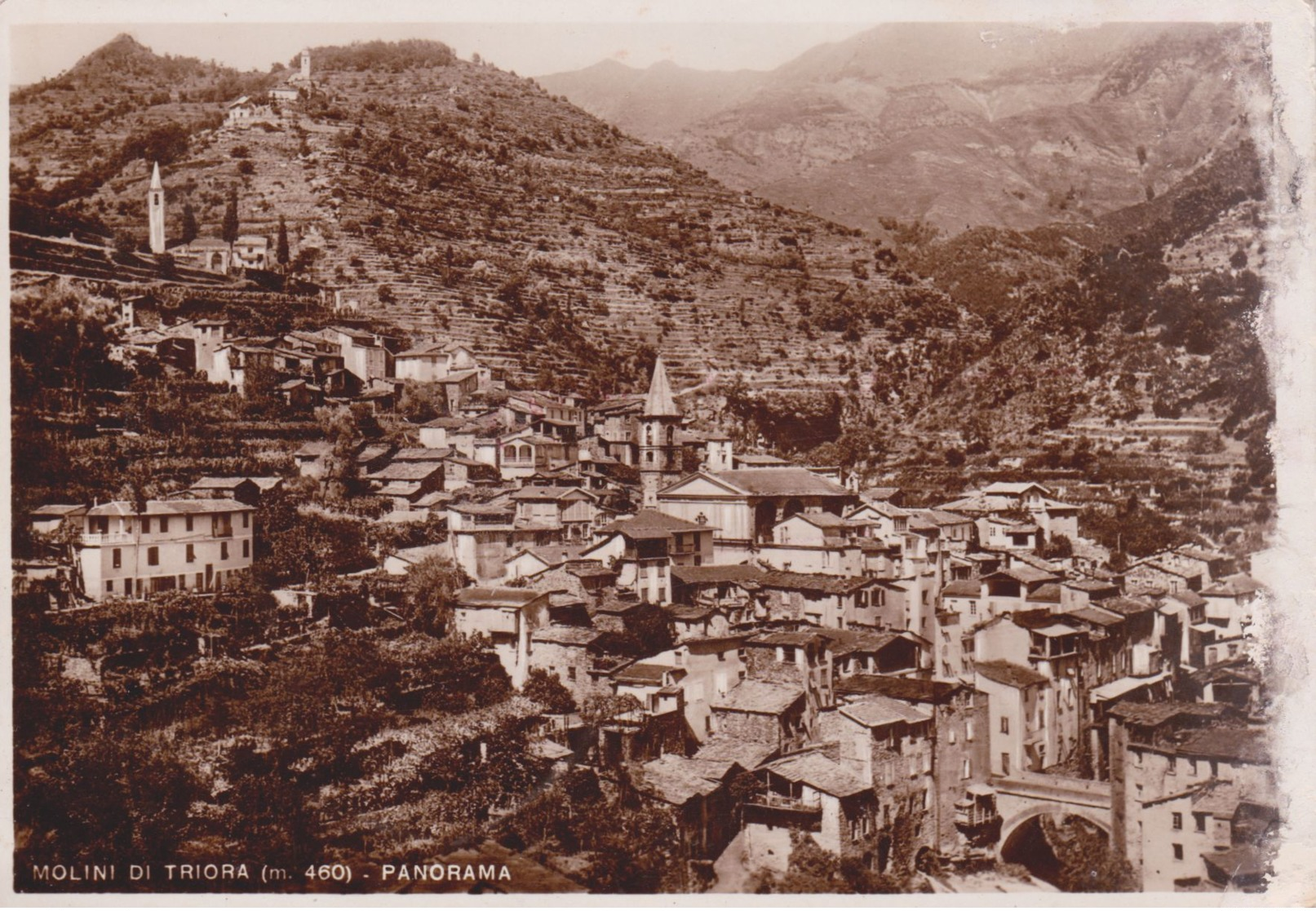 1940circa-Molini Di Triora Imperia Panorama - Imperia