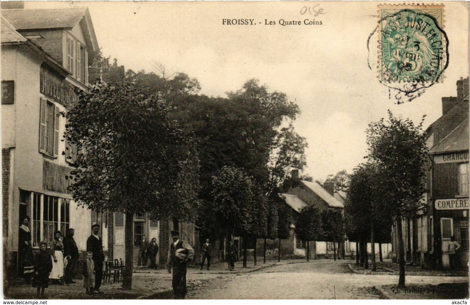 CPA FROISSY - Les Quatre Coins (259813) - Froissy