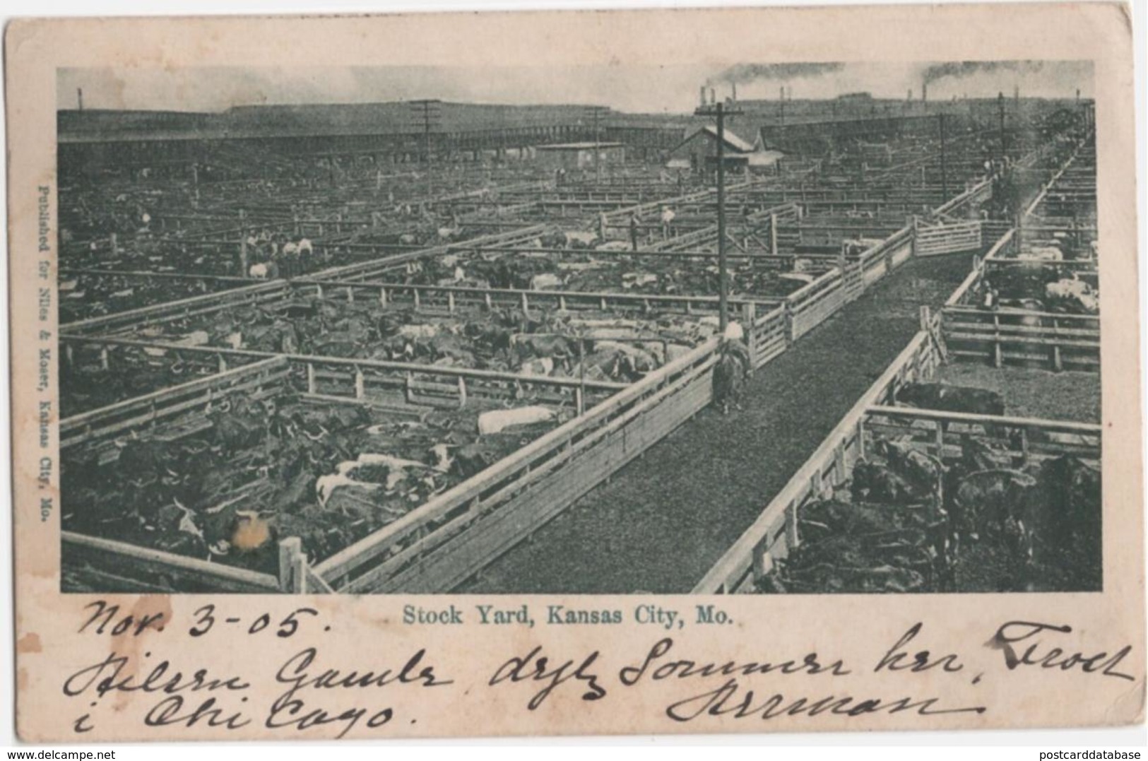 Stock Yard, Kansas City, Mo. - & Farming, Cattle - Kansas City – Kansas
