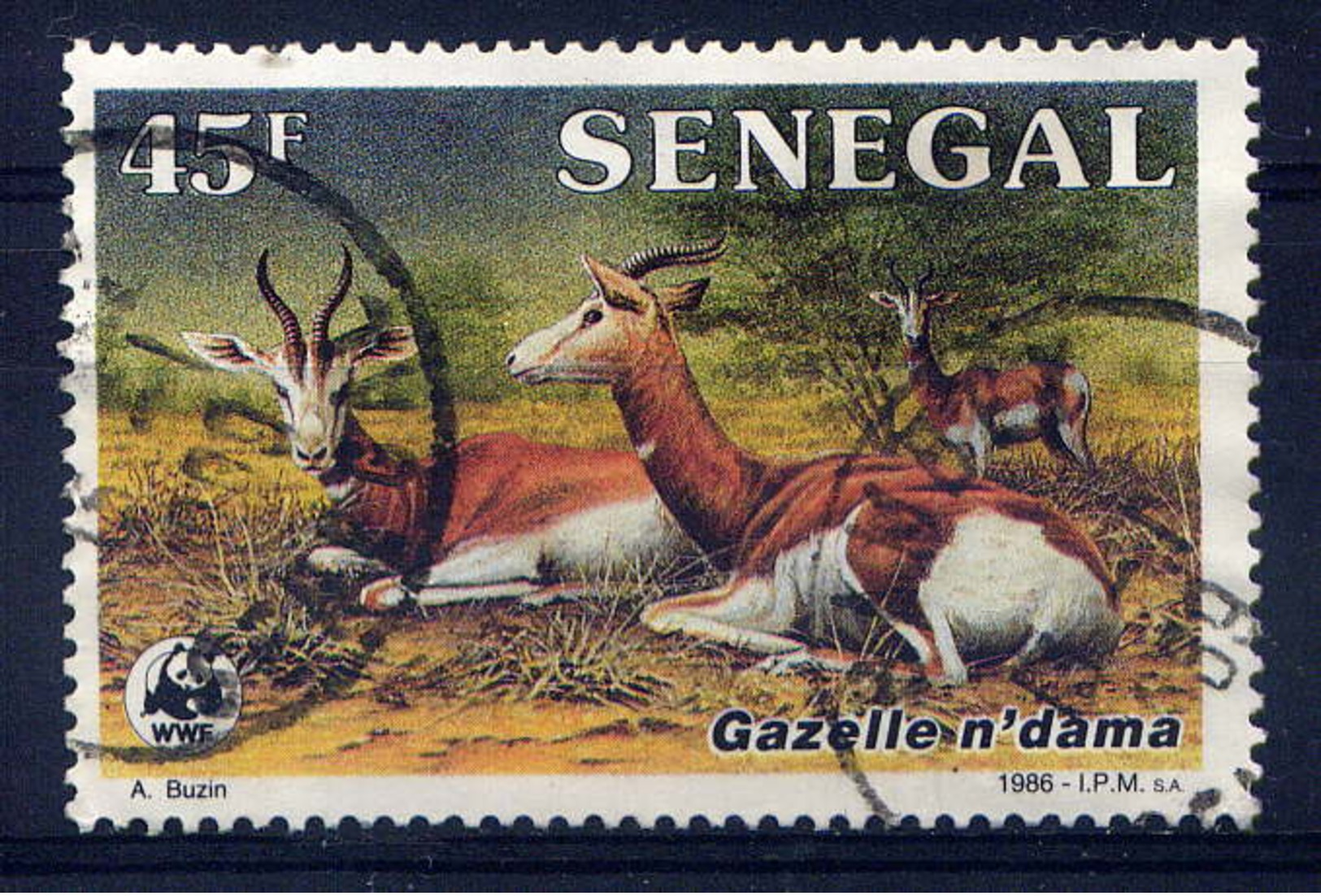 SENEGAL - 662° - GAZELLE N'DAMA - Senegal (1960-...)