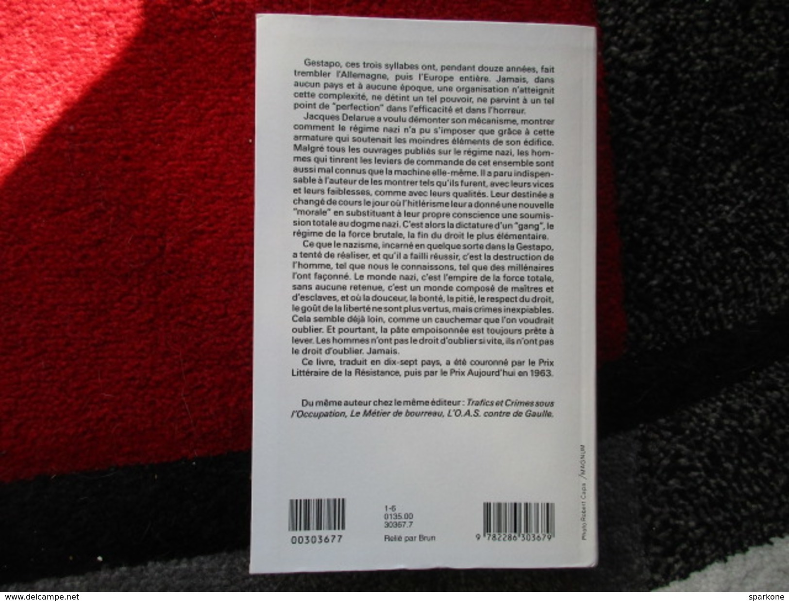 Histoire De La Gestapo  (Jacques Delarue) éditions Le Grand Livre Du Mois De 1996 - Historia