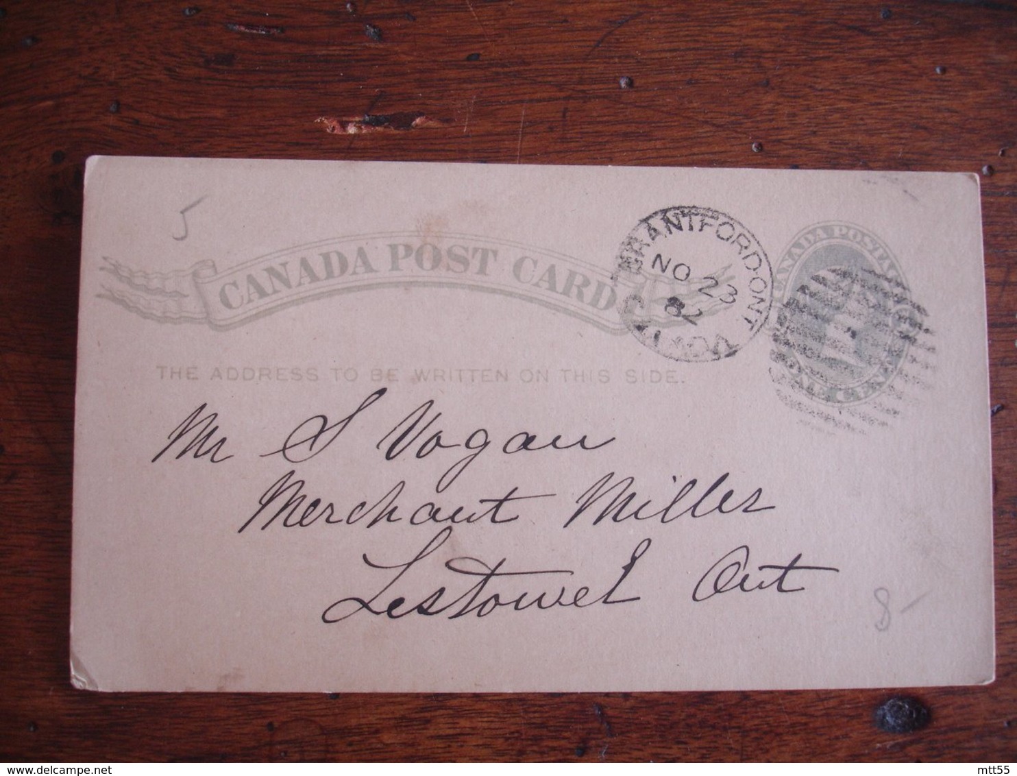 1882 Canada Grantforont  Stationery Card Entier Postal - Storia Postale