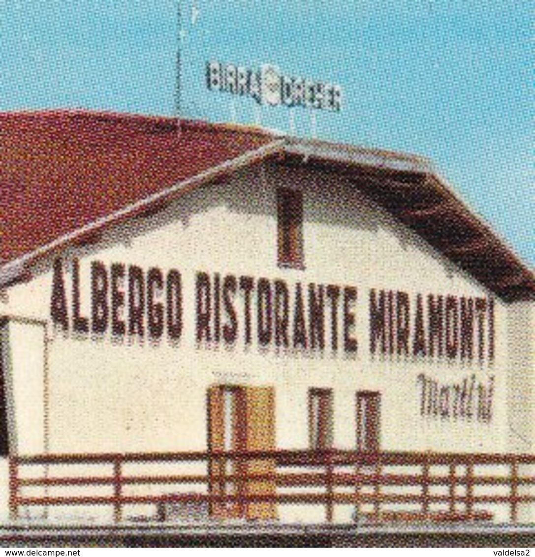 CONSUMA - PELAGO - FIRENZE - MONTEMIGNAIO - ALBERGO RISTORANTE MIRAMONTI - INSEGNA PUBBLICITARIA BIRRA DREHER - 1969 - Firenze