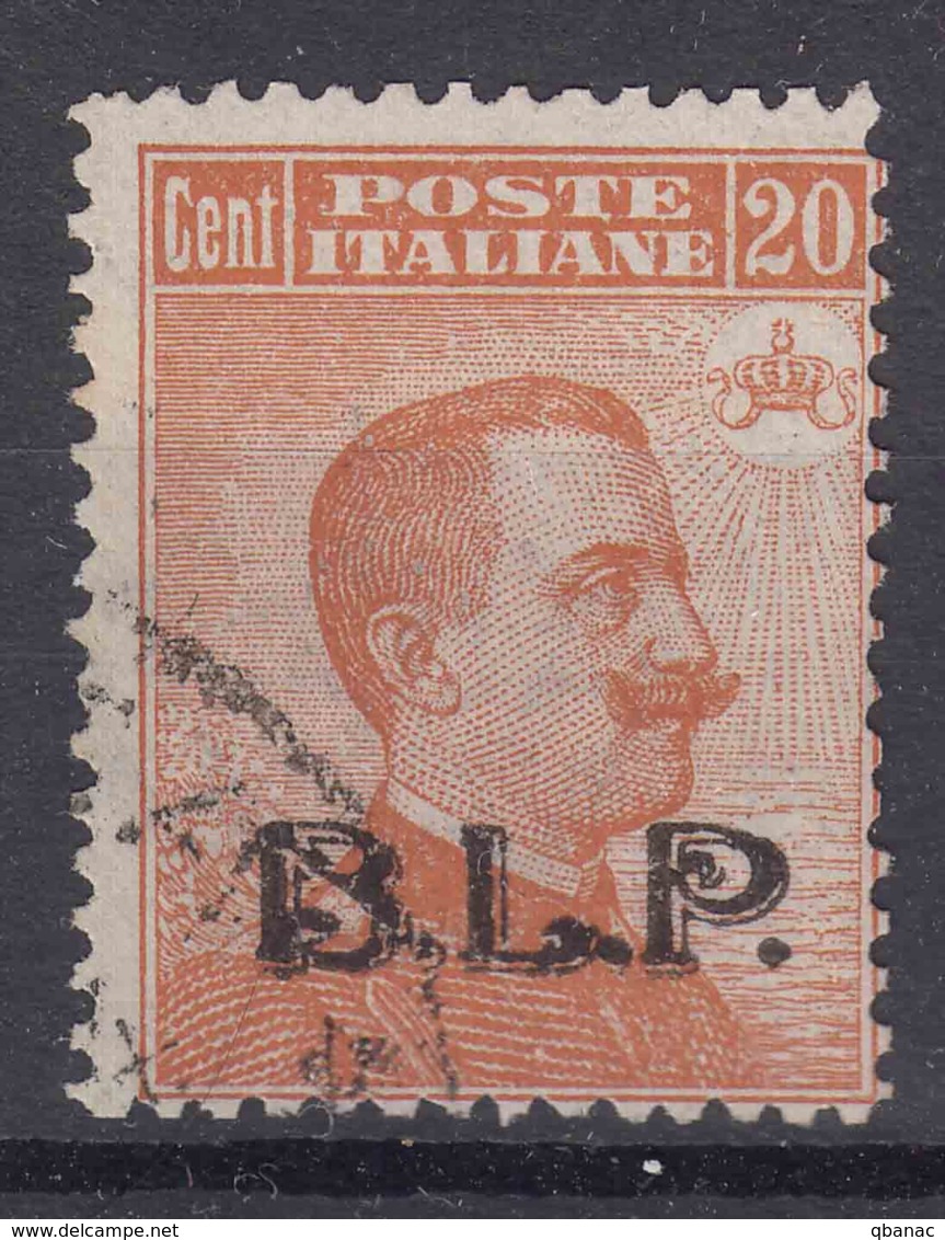 Italy Kingdom 1922/1923 B.L.P. Overprint On 20 Cents, Signed Diena, Used - Francobolli Per Buste Pubblicitarie (BLP)