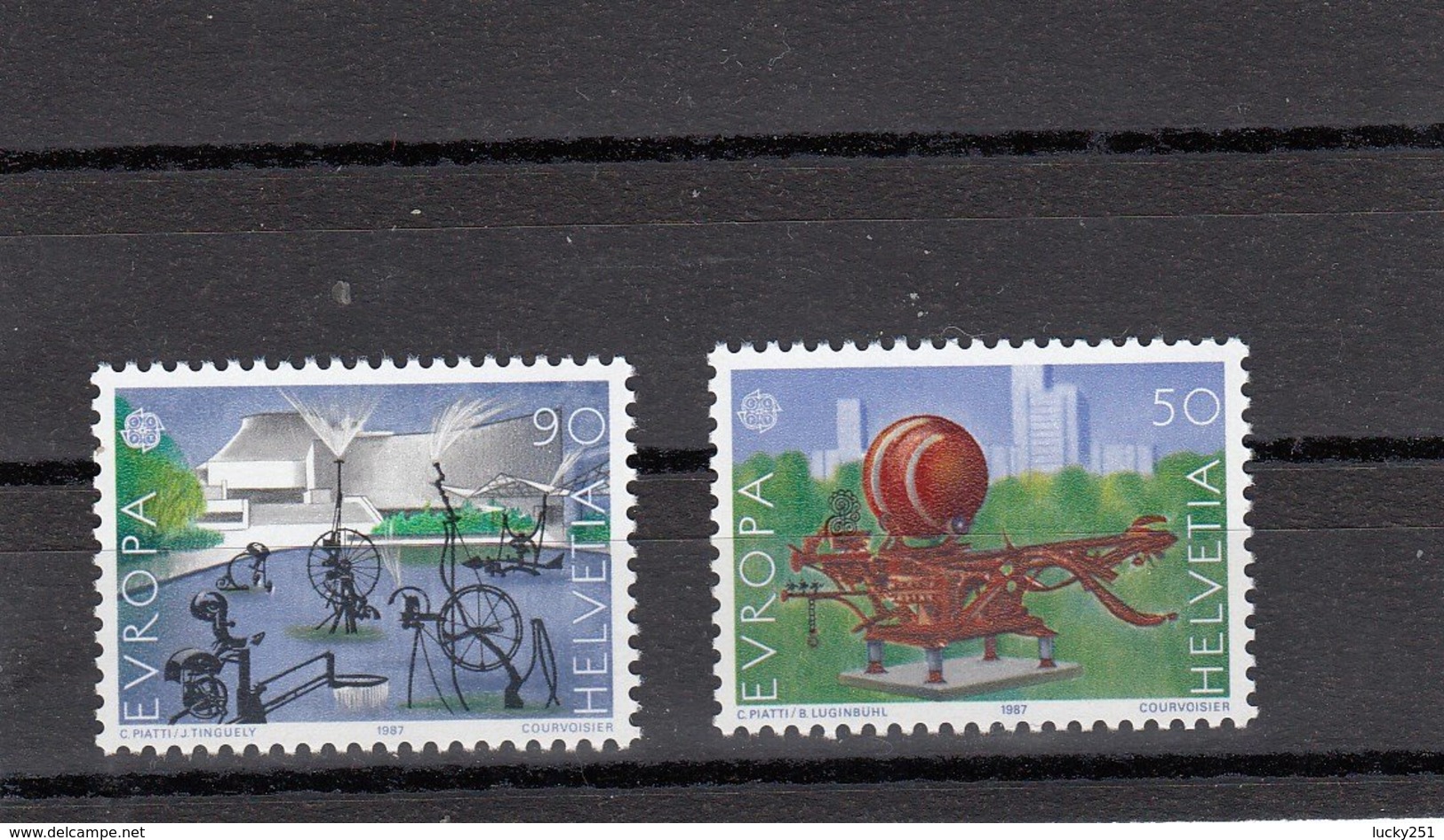 Suisse - 1987 - Neufs** - N° YT 1274/75 - Europa - Unused Stamps