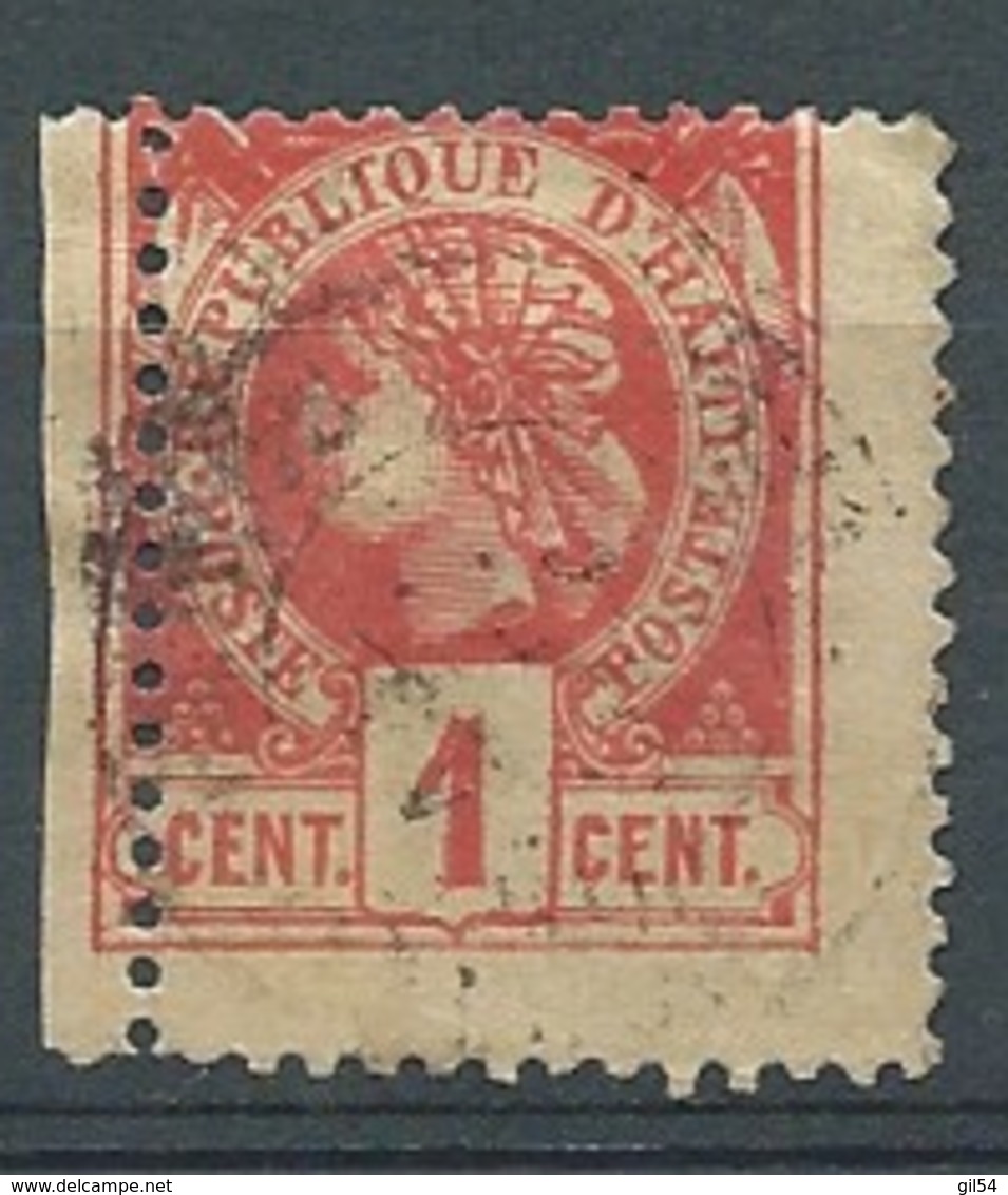 Haïti - Yvert N° 7 Oblitéré  ( Piquage à Cheval )- Ad 39221 - Haïti