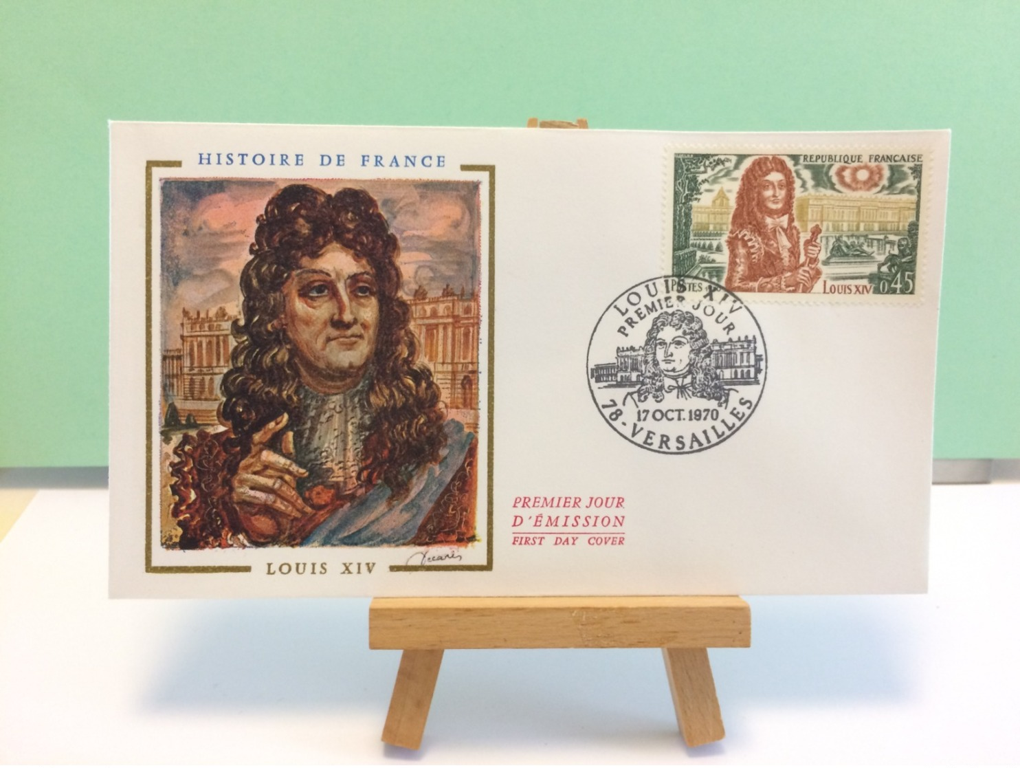 Louis XIV (Histoire De France) - 78 Versailles - 17.10.1970 FDC 1er Jour Coté 4€ - 1970-1979