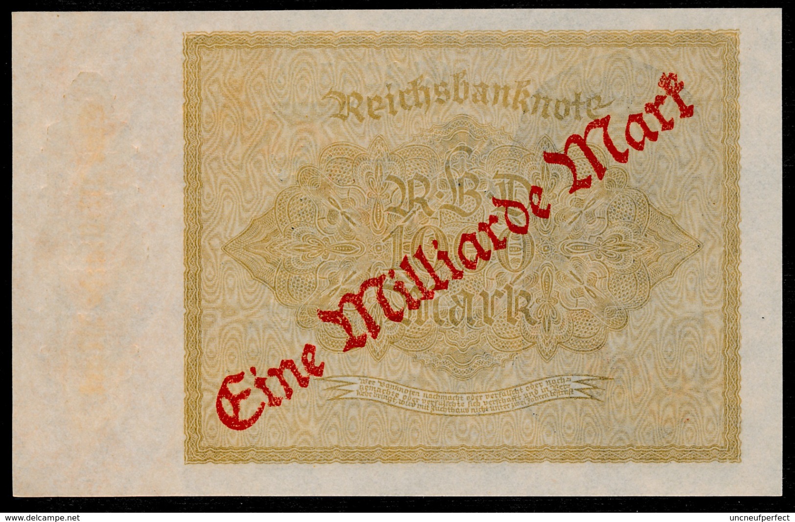 P113a Ro110b DEU-126b 1 Milliard Mark 15.12.1922 UNC NEUF - 1 Milliarde Mark