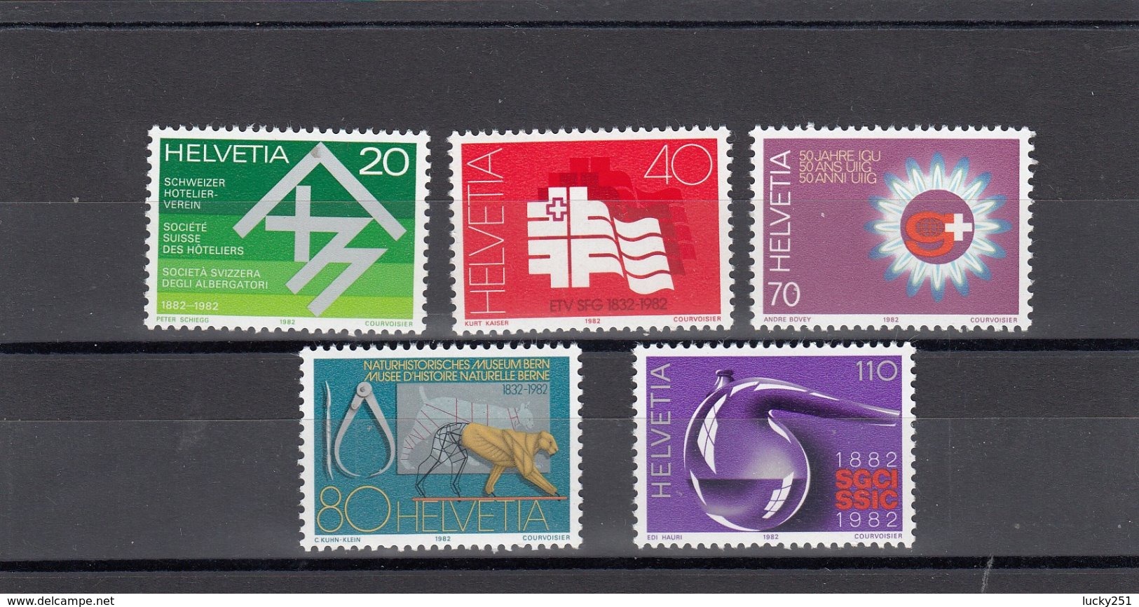 Suisse - 1982 - Neufs** - N°Y.T. 1143/47 - Timbres De Propagande - Neufs