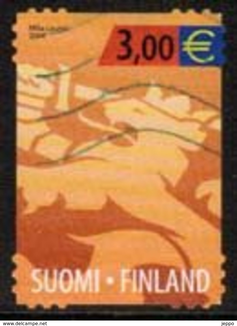 2004 Finland 3,00 Lion Used. - Usati