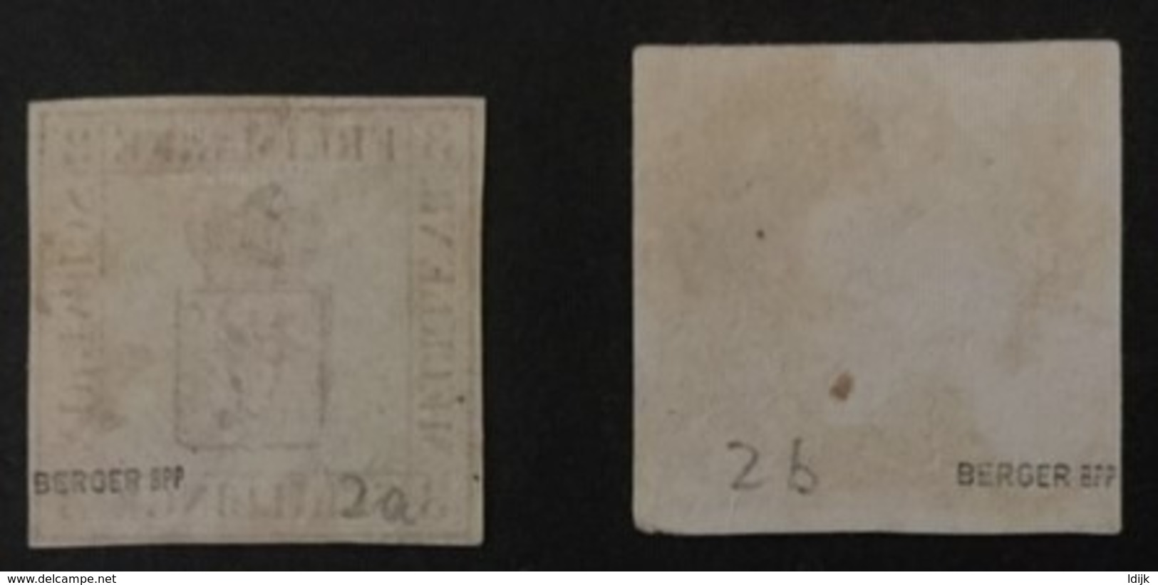 1856 Grössere Wappenzeichnung Mi. 2a + 2b Beide BPP Geprüft - Mecklenburg-Schwerin