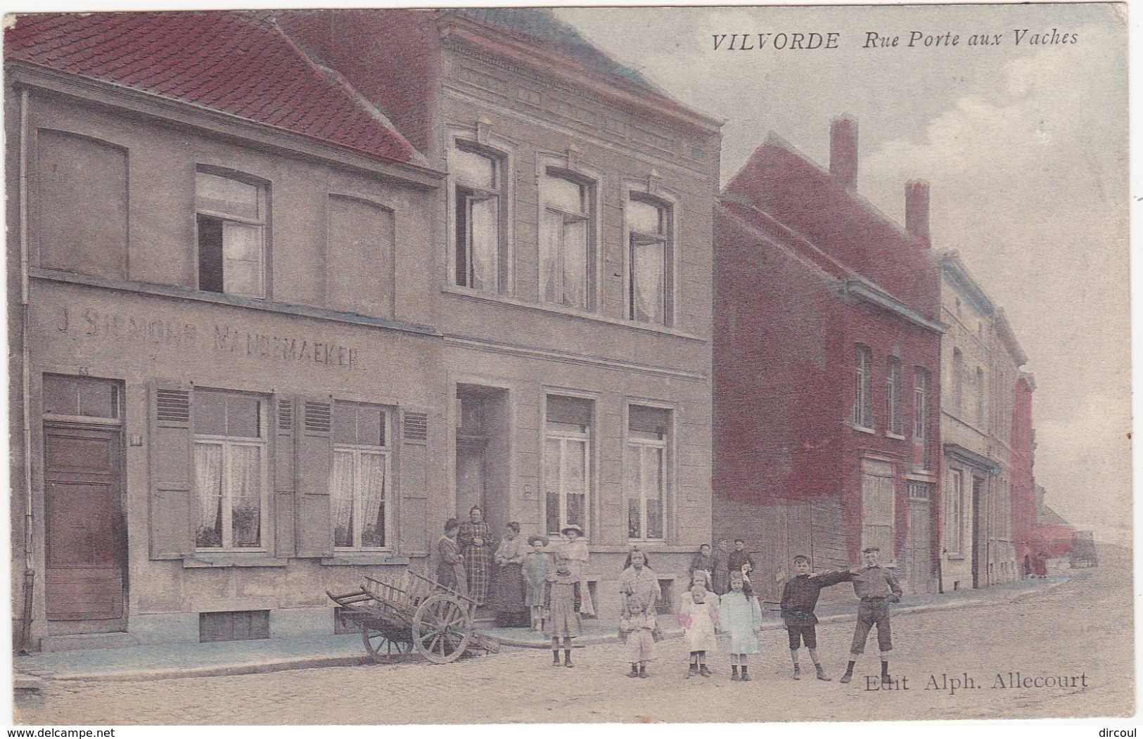 41670 -  Vilvorde Rue  Porte Aux Vaches -  Couleur - Vilvoorde