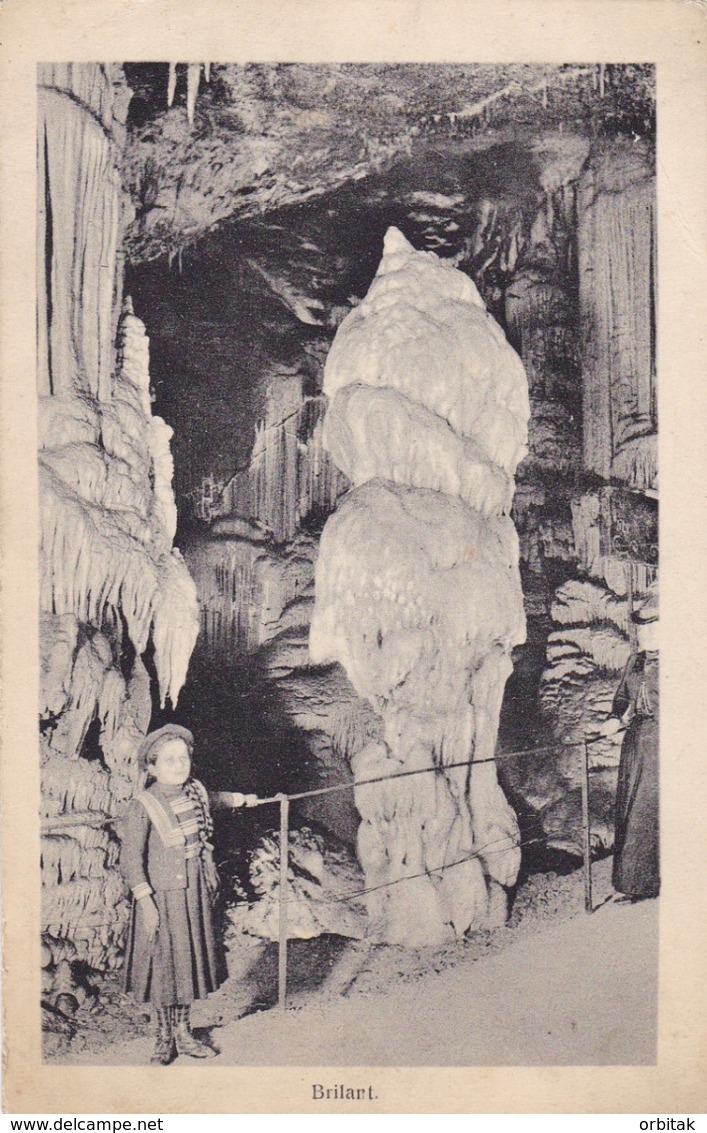 Postojnska Jama (Adelsberger Grotte) * Stalagmit Brilliant, Tropfstein * Slowenien * AK1042 - Slovenia