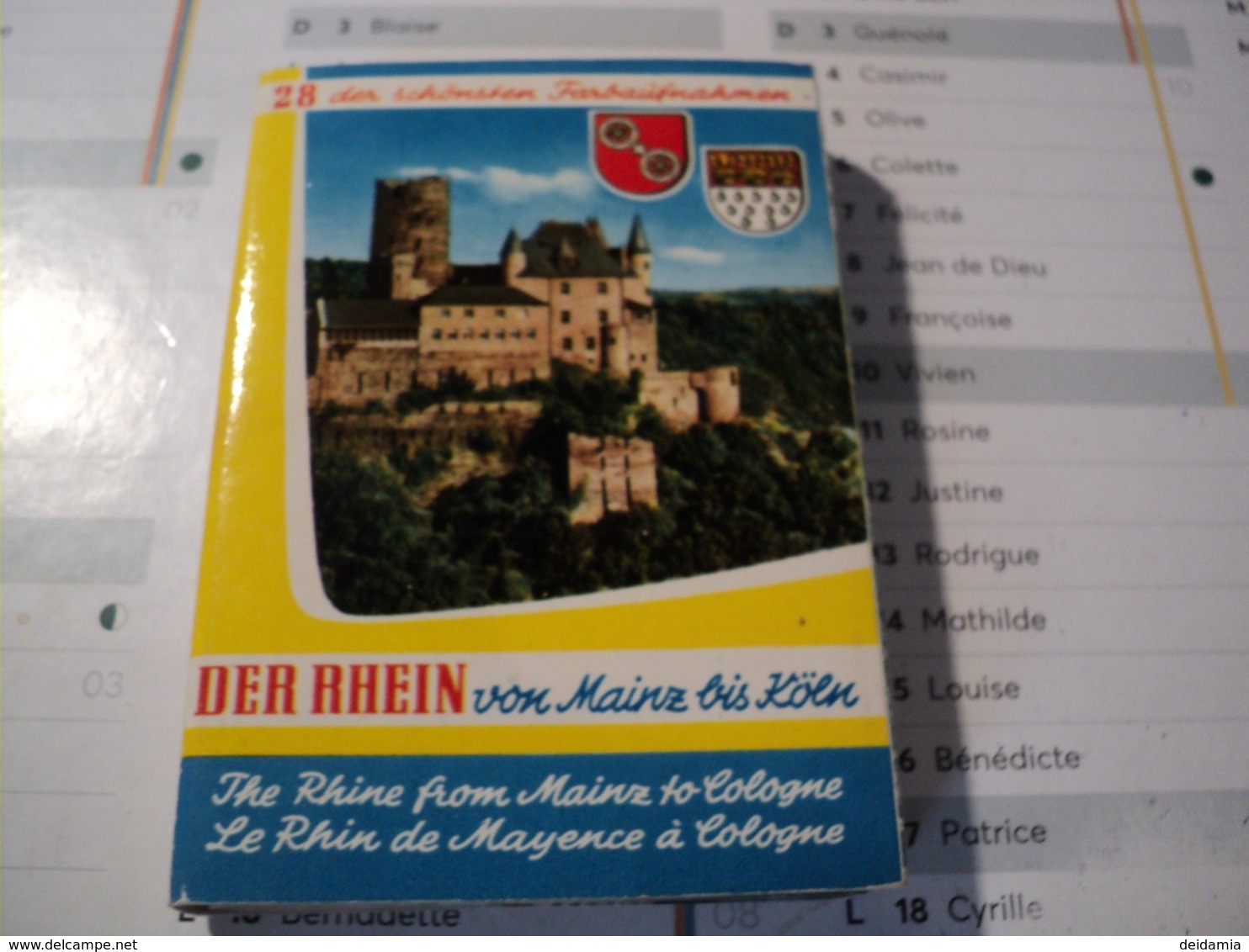 DEPLIANT SUR LE RHIN. DE MAINZ A KOLN. 28 PHOTOS. ANNEES 50 / 60 - Autres & Non Classés