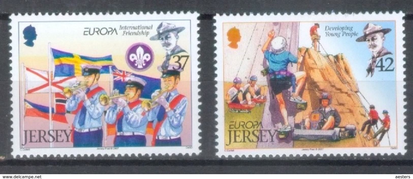 Jersey 2007; Europa Cept, Michel 1268-1269.** (MNH) - 2007