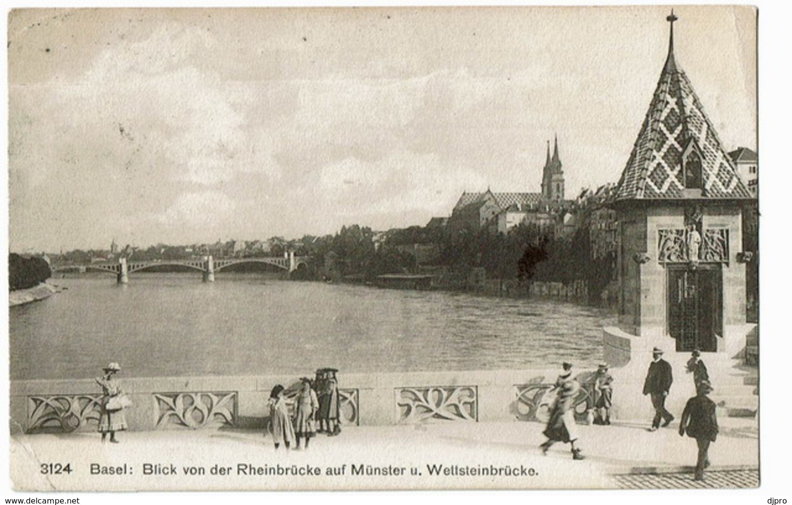 Basel  3124  Blick Von Der  Rheinbrucke - Basilea