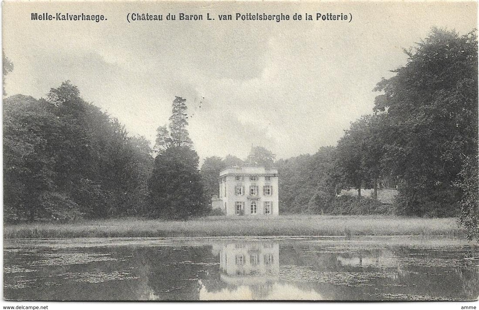 Melle   *  Melle-Kalverhaege  -  Chateau Du Baron L. Van Pottelsberghe De La Potterie - Melle