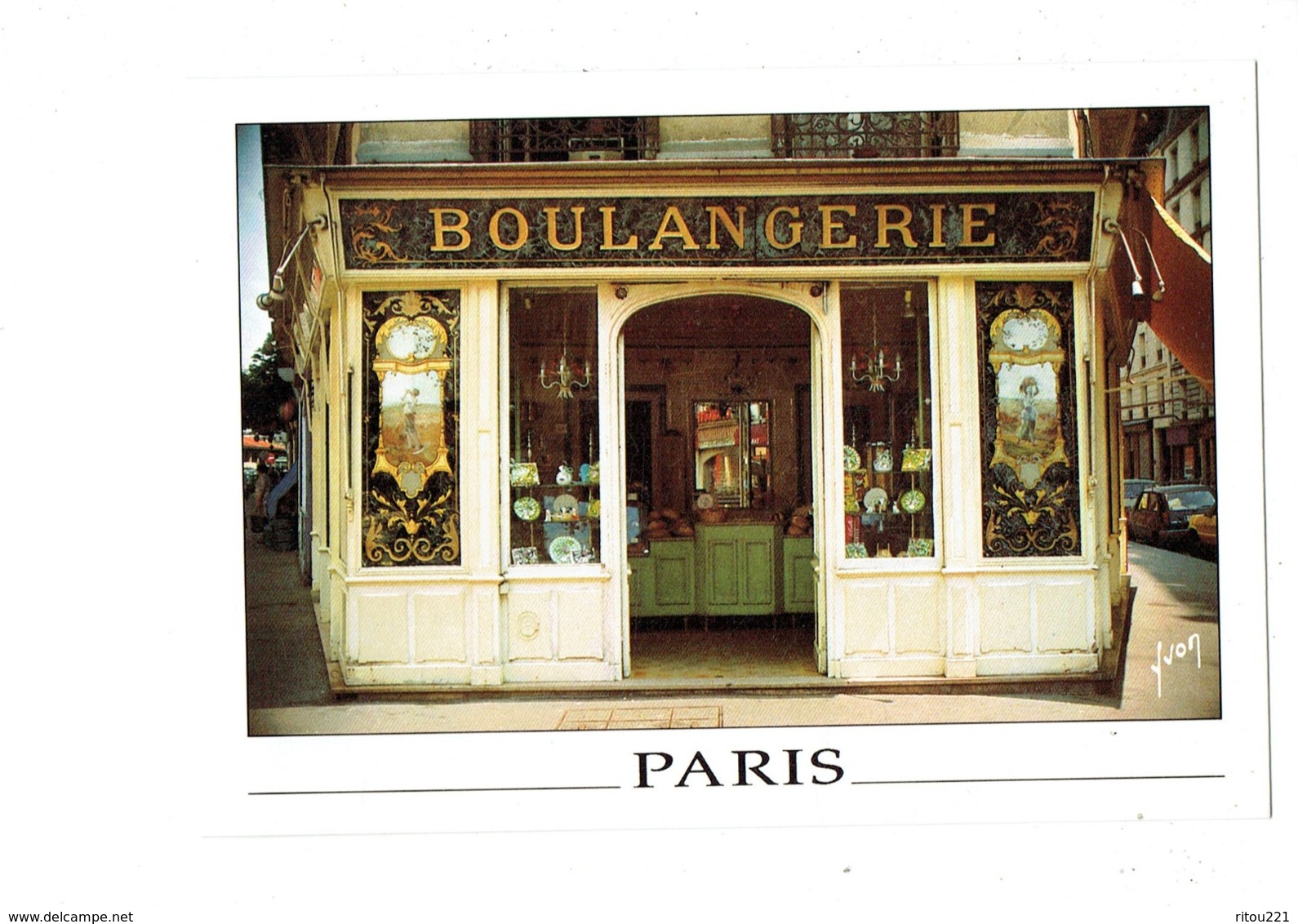 Cpm - 75 - PARIS - BOULANGERIE D'Autrefois - Style Art-déco - Vitrine Boutique - Yvon 36750252 - Magasins