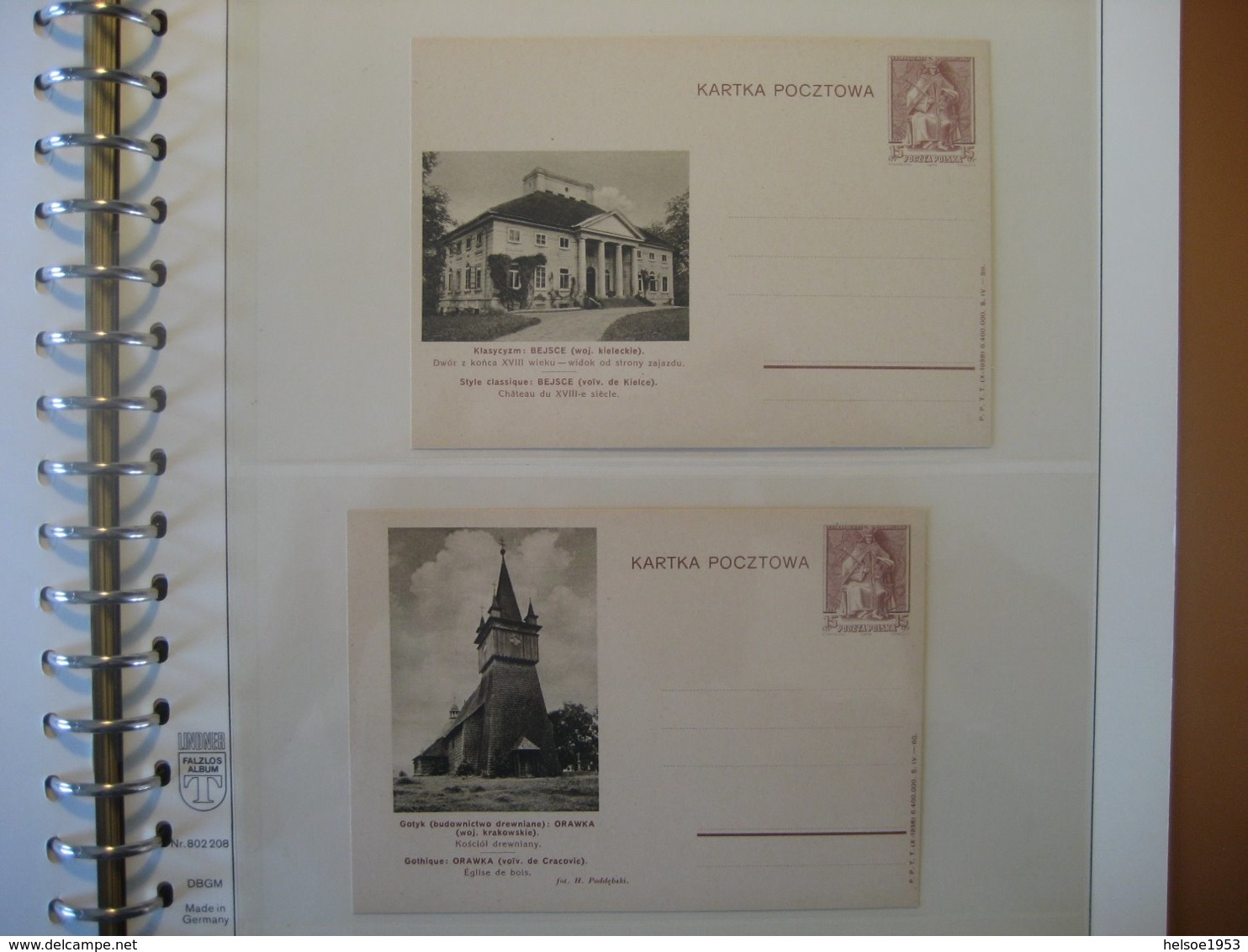 Polen- GS Ganzsache Postkarte Kartka Pocztowa (X-1938) 6.400.000. S. IV. - 50 - 60. - Entiers Postaux