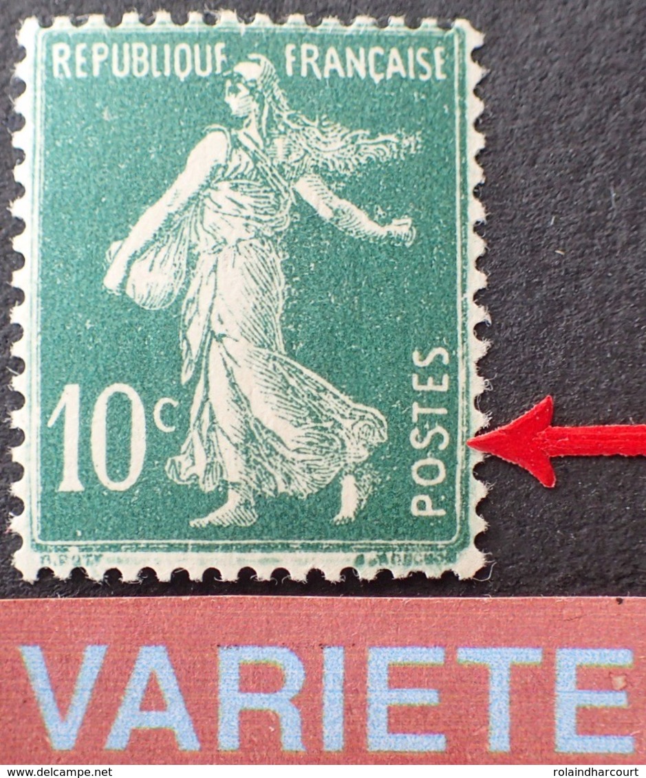 R1189/24 - 1921 - TYPE SEMEUSE - N°159h NEUF* - VARIETE ➤➤➤ 1er " S " De " POSTES " Retouché (RARE) - Ungebraucht