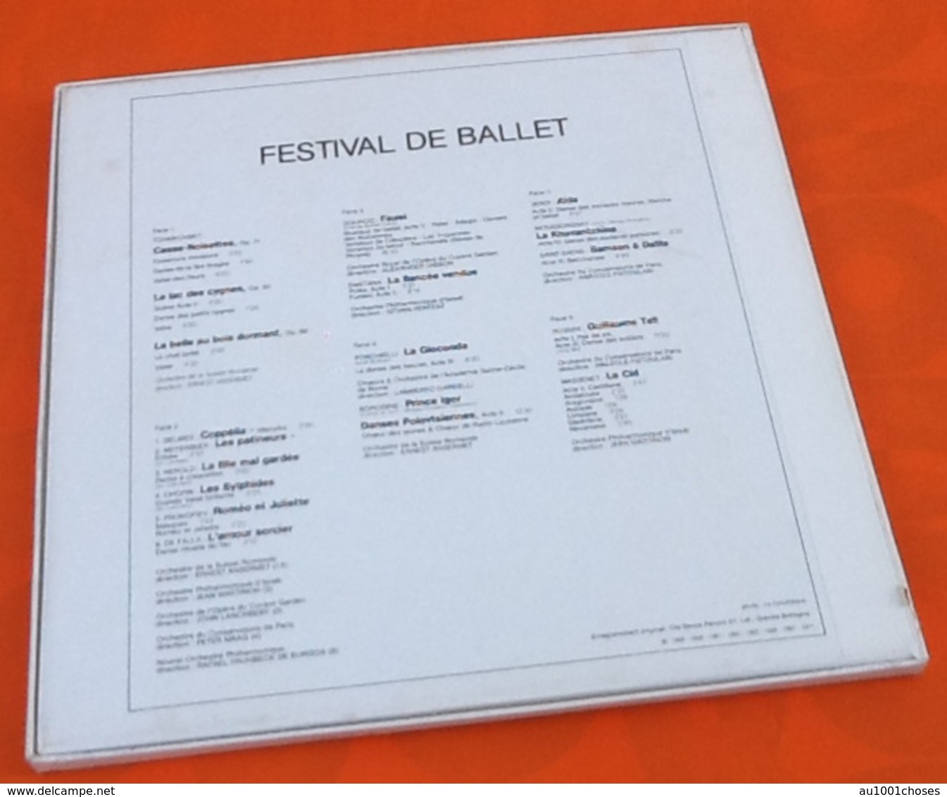 Coffret 33 Tours  (3 Vinyles) Festival De Ballet - Classique