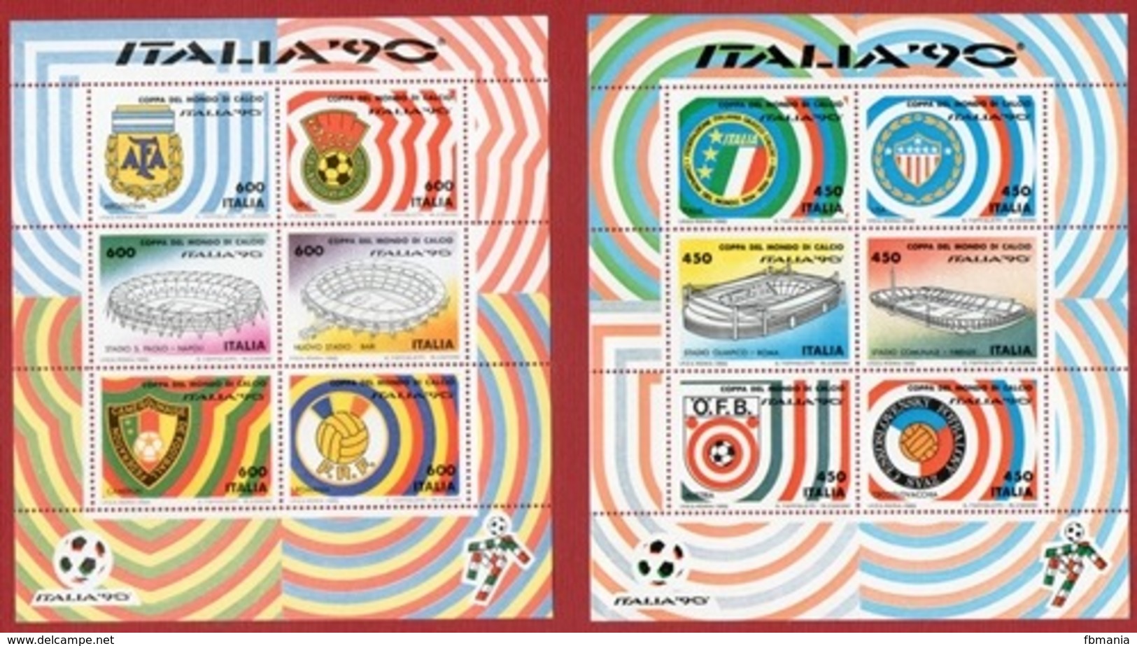 Italia  1990 - Annata 1990 Completa  Sottofacciale MNH ** Leggere Descrizione - Annate Complete