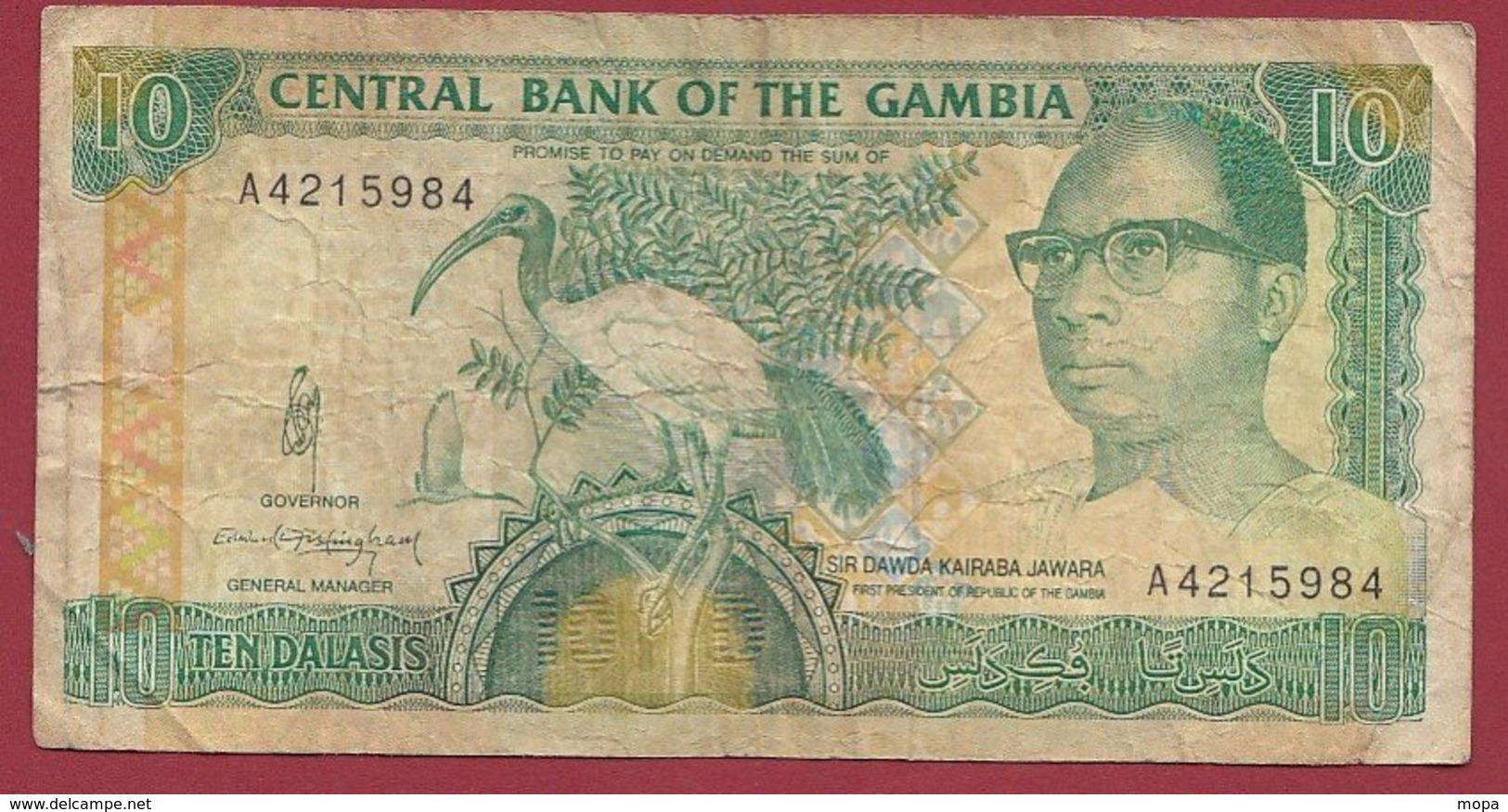 Gambie 5 Dalasis  1991/95 (Sign 10) Dans L 'état  (150) ---FORTE COTE EN UNC - Gambia