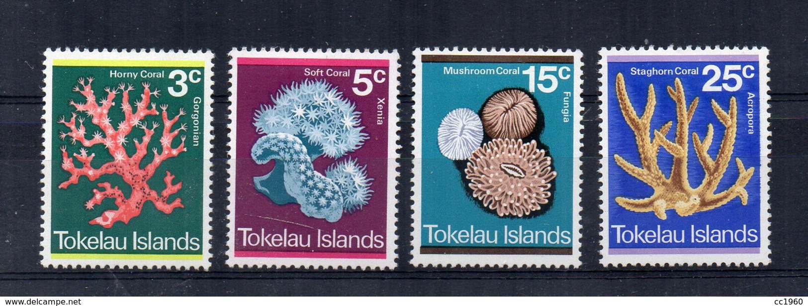 TOKELAU - 1973 - Coralli - 4 Valori - Nuovi - Linguellati * -  (FDC17190) - Tokelau