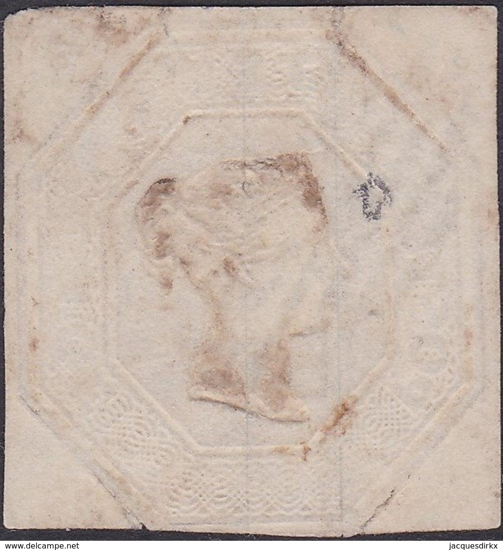 England  .   SG   57  (2 Scans)  Dickinson Paper With Silk  Threads .     O   .    Cancelled .   /    .   Gebruikt - Gebruikt