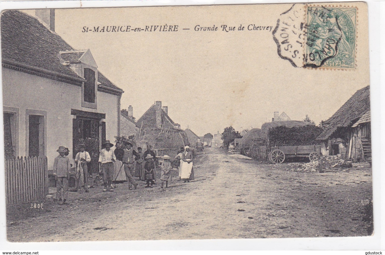 Saône-et-Loire - St-maurice-en-Rivière - Grande Rue De Chevrey - Autres & Non Classés