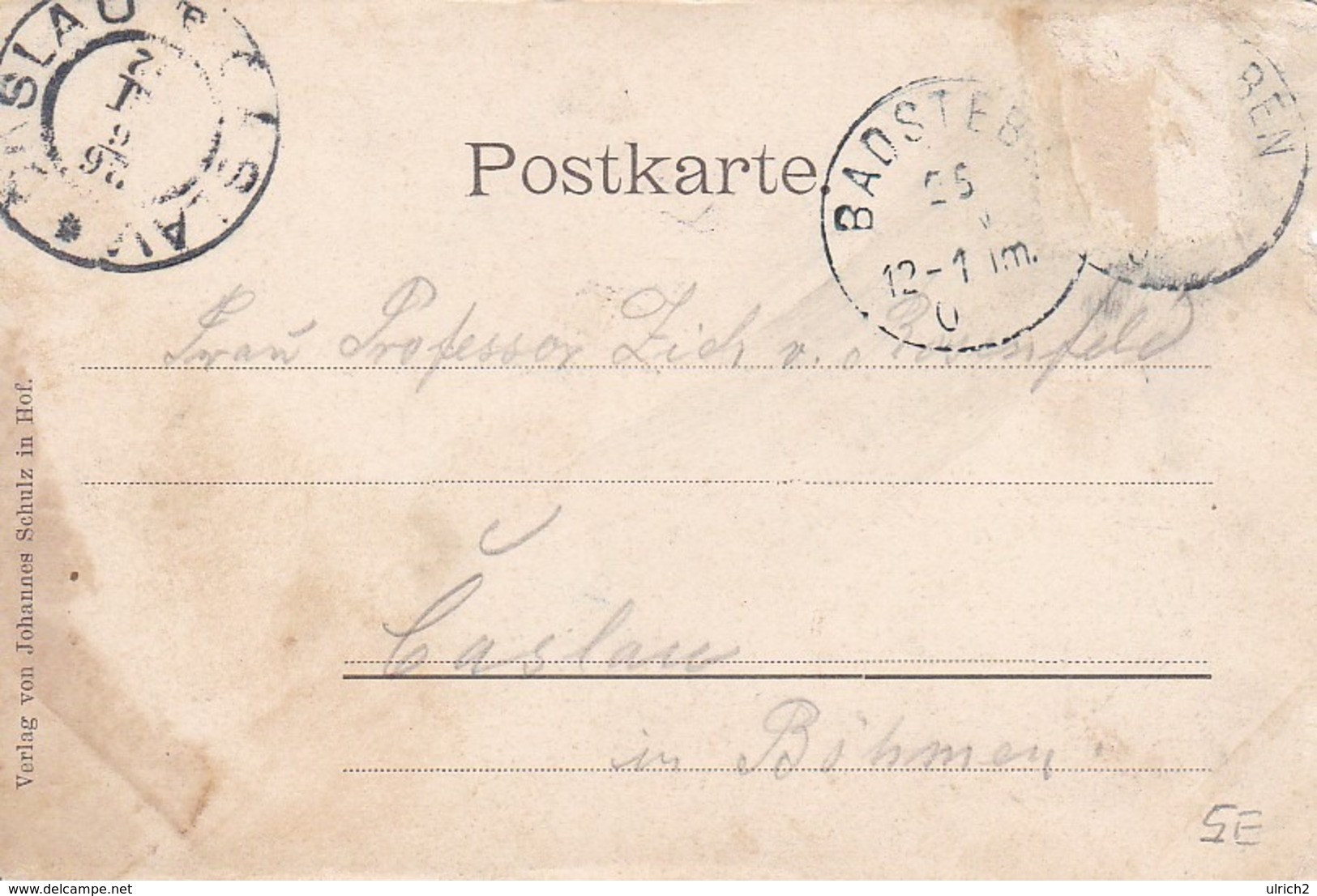 AK Gruss Aus Bad Steben - Mehrbildkarte - Parkhotel Wiesenquelle Tempelquelle Kuranstalt - Ca. 1900 (43700) - Bad Steben