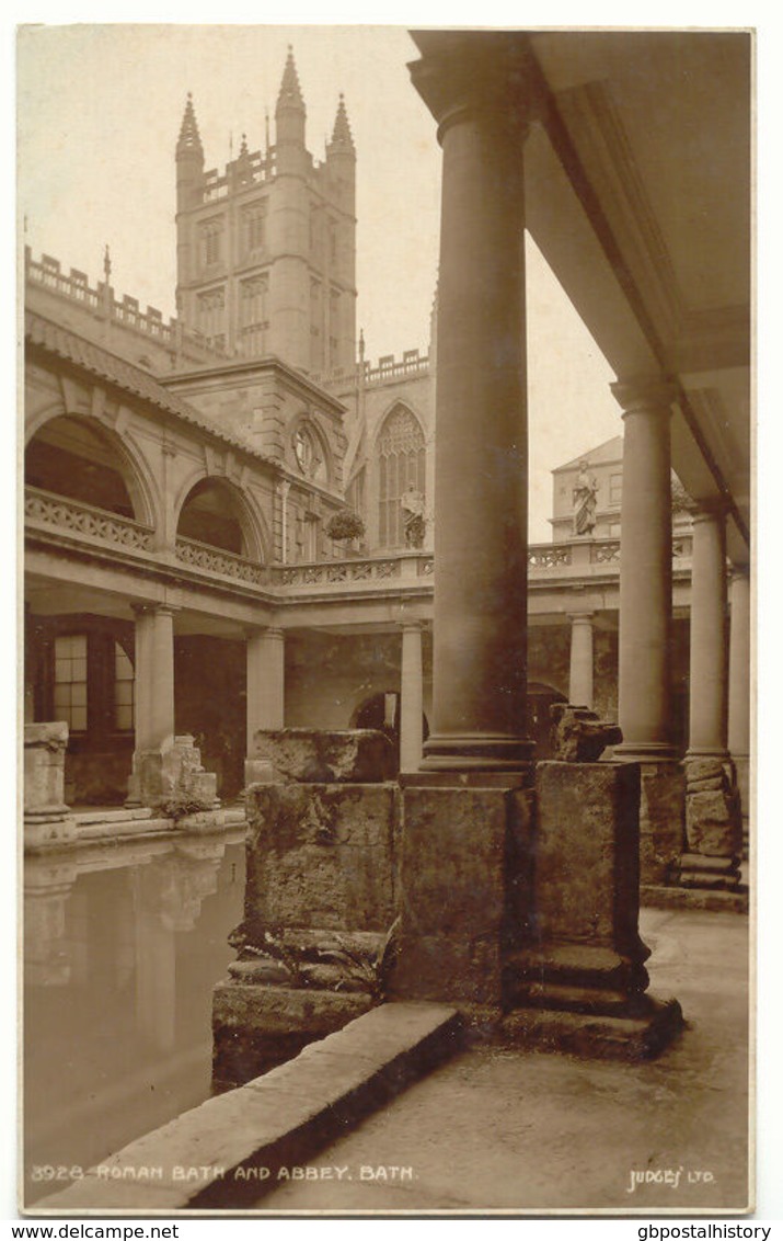 UK BATH 1910 Superb Mint Black-and-white Postcard (Judges, Hastings): Roman Bath - Bath