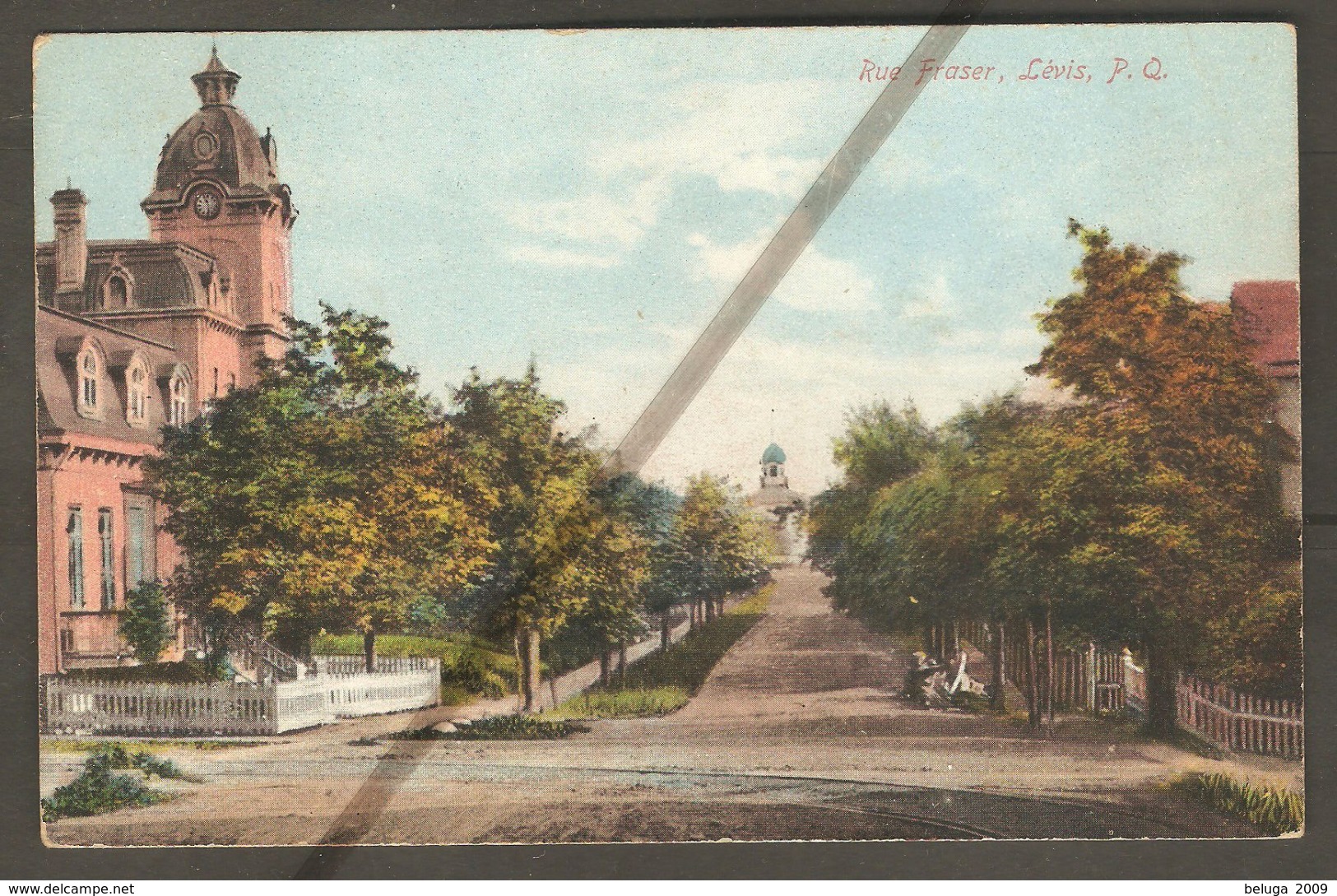 Rue Fraser Lévis Levis ( Quebec ) - Thetford Mines West 1910 Postmark - Illustrated Post Card Co - Levis