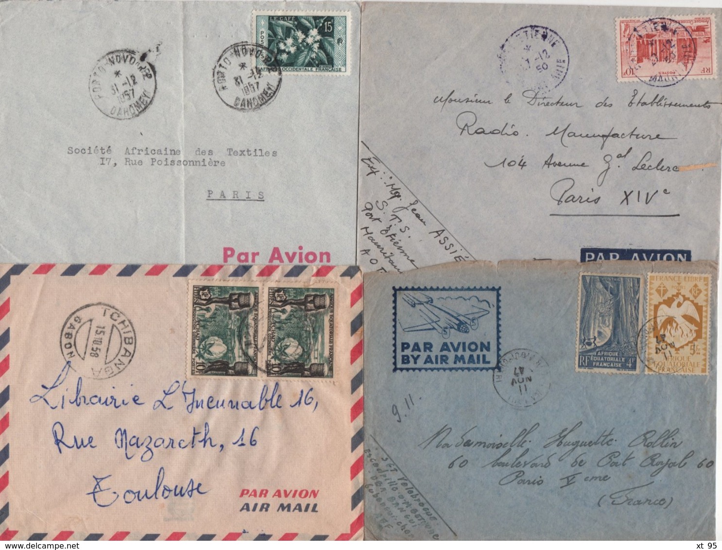 Colonies Francaises - Lot De 17 Lettres - Voir Scan - Collections