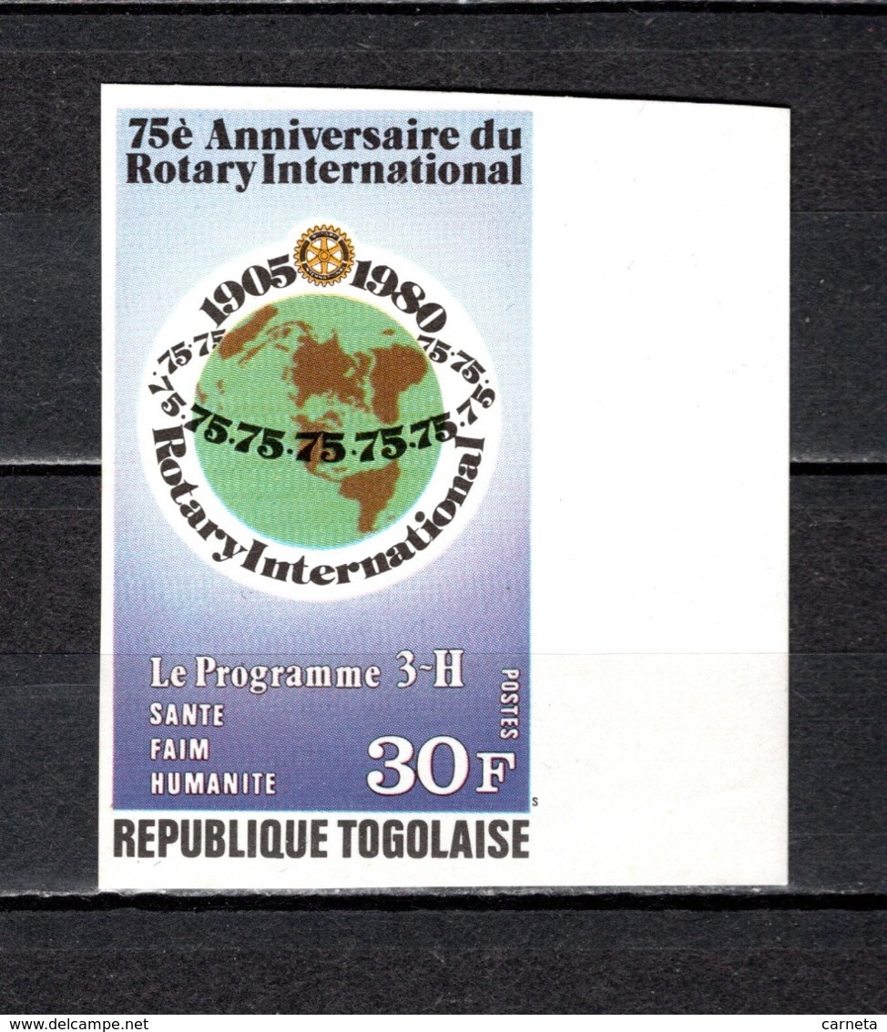 TOGO N° 975    NON DENTELE  NEUF SANS CHARNIERE COTE  ? €  ROTARY INTERNETIONAL - Togo (1960-...)