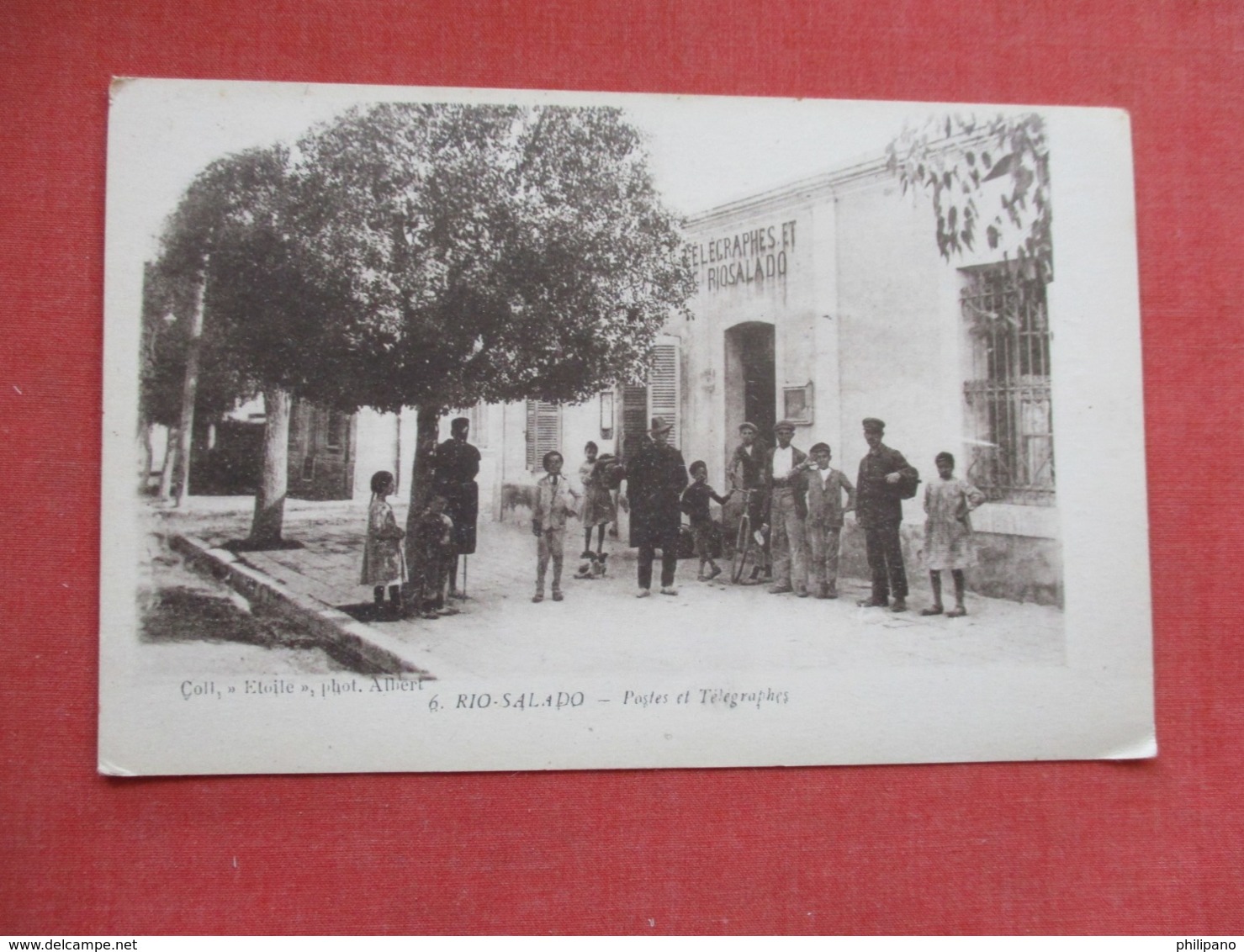 AFRIQUE. ALGERIE. RIO SALADO.  Telegraph Office  Ref 3646 - Autres & Non Classés