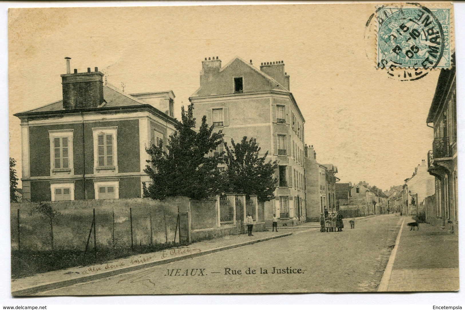 CPA - Carte Postale - France - Meaux - Rue De La Justice - 1905 (I10052) - Meaux