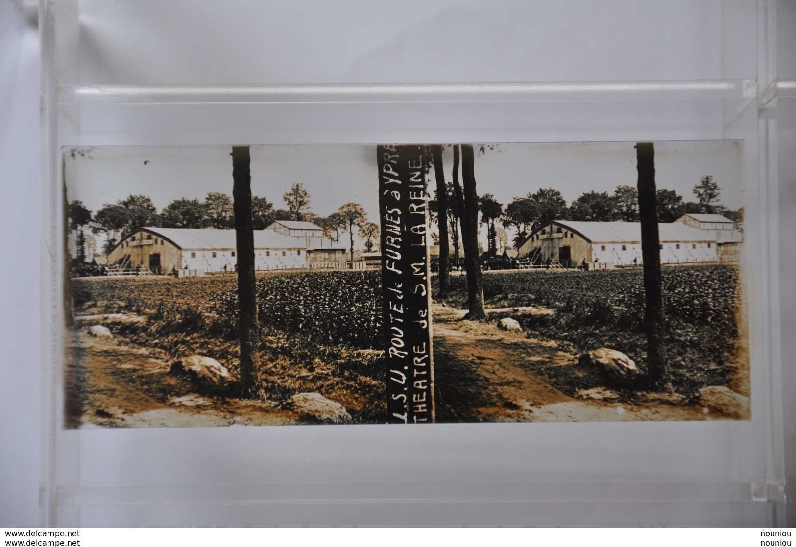 Rare Collection 136 Vues Stéréoscopiques Plaques De Verre WW1 Grande Guerre Belgique - Zeppelin Tank Train Gare Tranchée - Plaques De Verre