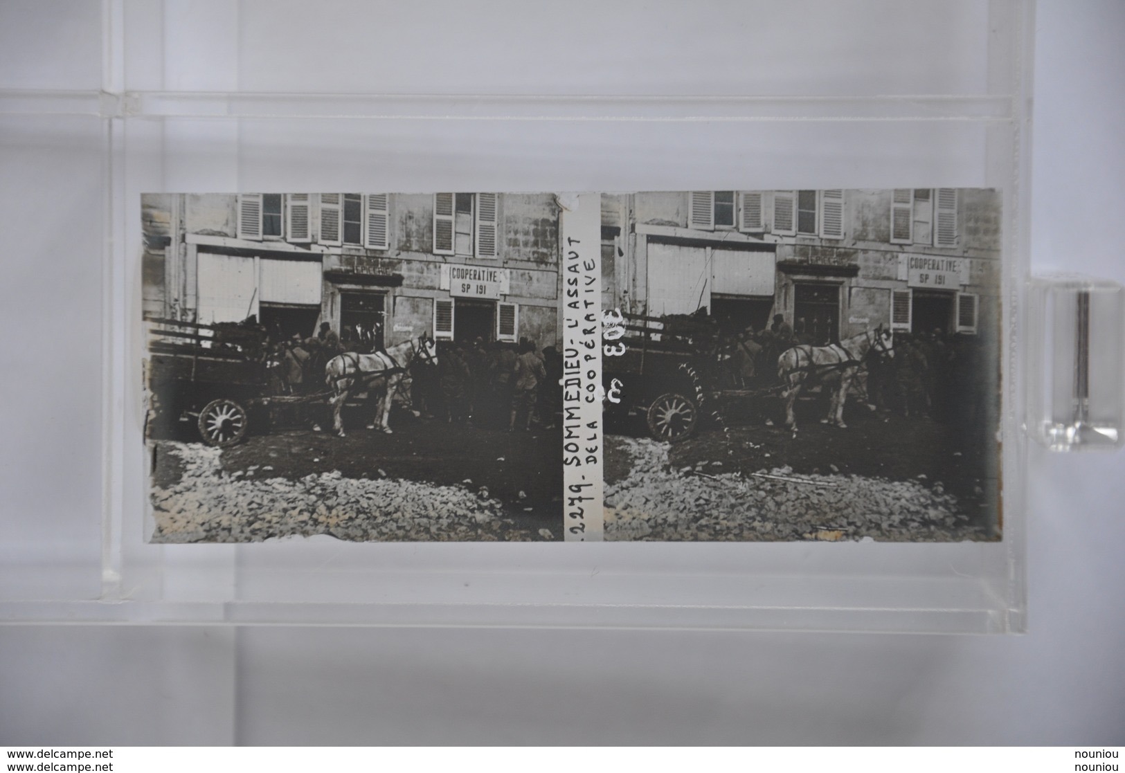 Rare collection 136 vues stéréoscopiques plaques de verre WW1 Grande Guerre Belgique - Zeppelin Tank Train Gare Tranchée