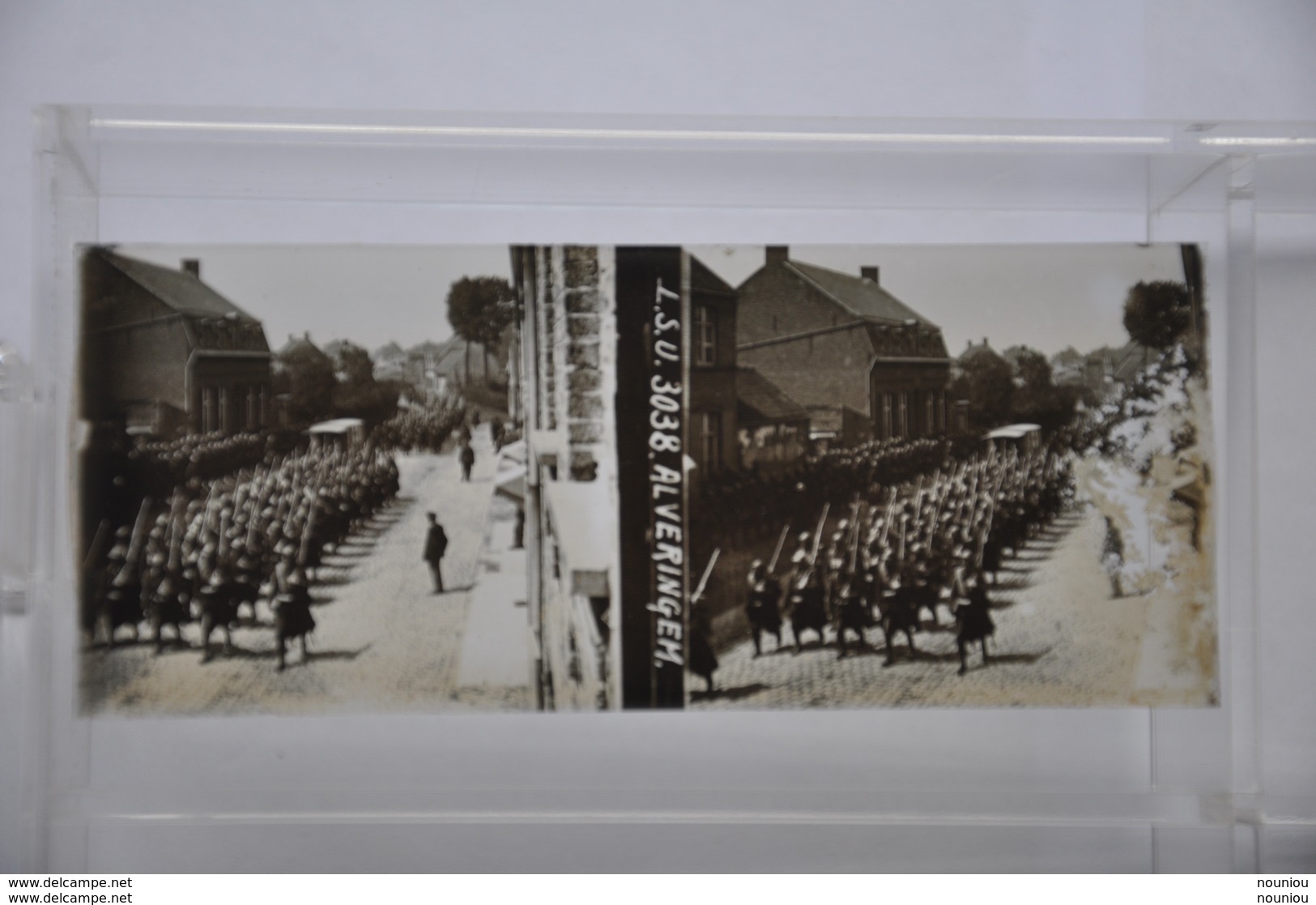 Rare collection 136 vues stéréoscopiques plaques de verre WW1 Grande Guerre Belgique - Zeppelin Tank Train Gare Tranchée