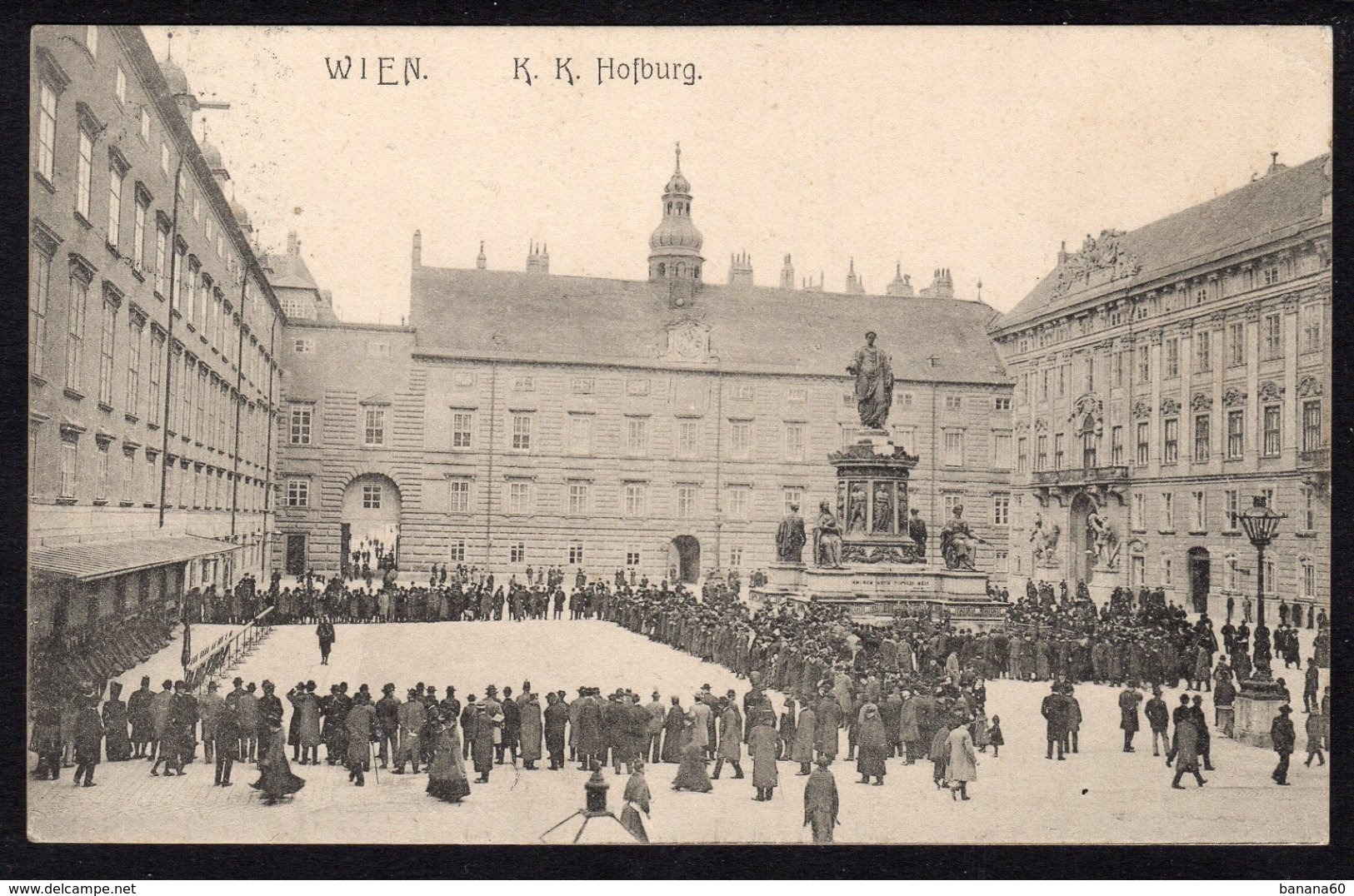 Wien, K.K. Hofburg, 1906 Gelaufen - Wien Mitte