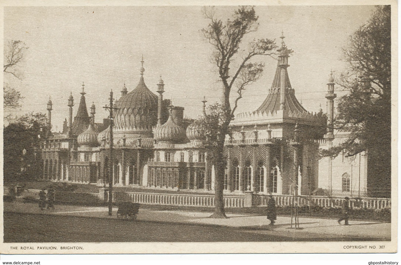 UK BRIGHTON 1920 Superb Mint Sepia Pc "The Royal Pavillon" (published Lansdowne - Brighton