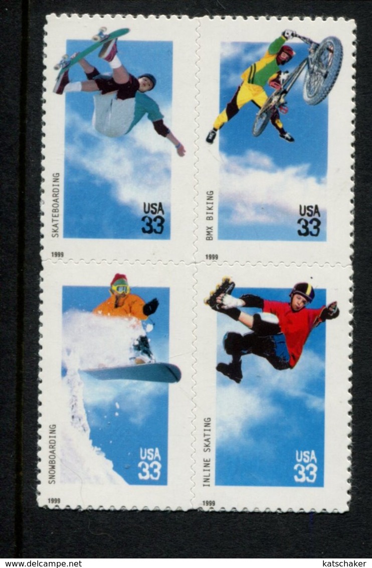 846378586 1999 SCOTT 3324A POSTFRIS MINT NEVER HINGED EINWANDFREI (XX) EXTREME SPORTS - Unused Stamps