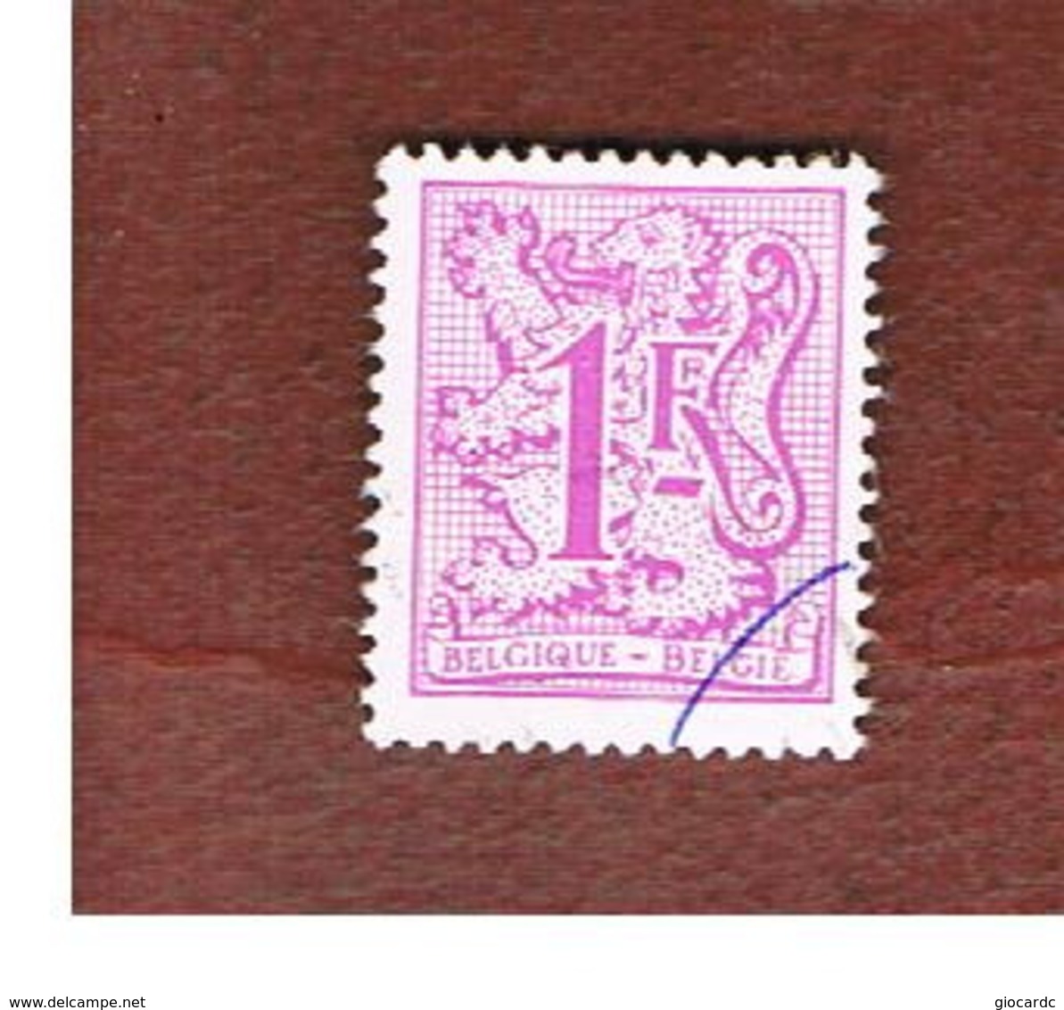 BELGIO (BELGIUM)   - SG 2462  - 1980  HERALDIC LION (17X20)  - USED - Storia Postale